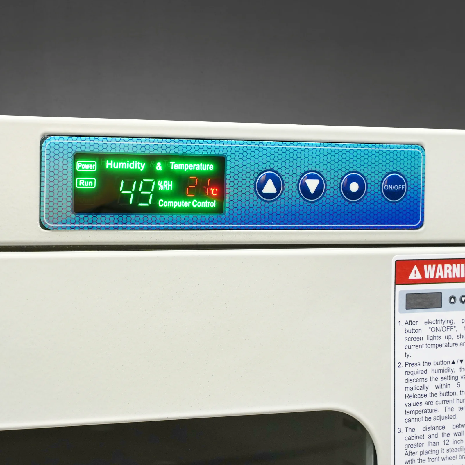 1-10% RH Electronic Dry Cabinet 210L ESD Desiccator Cabinet Ultra-Low Humidity Storage, White, EDC210CW - Image 3