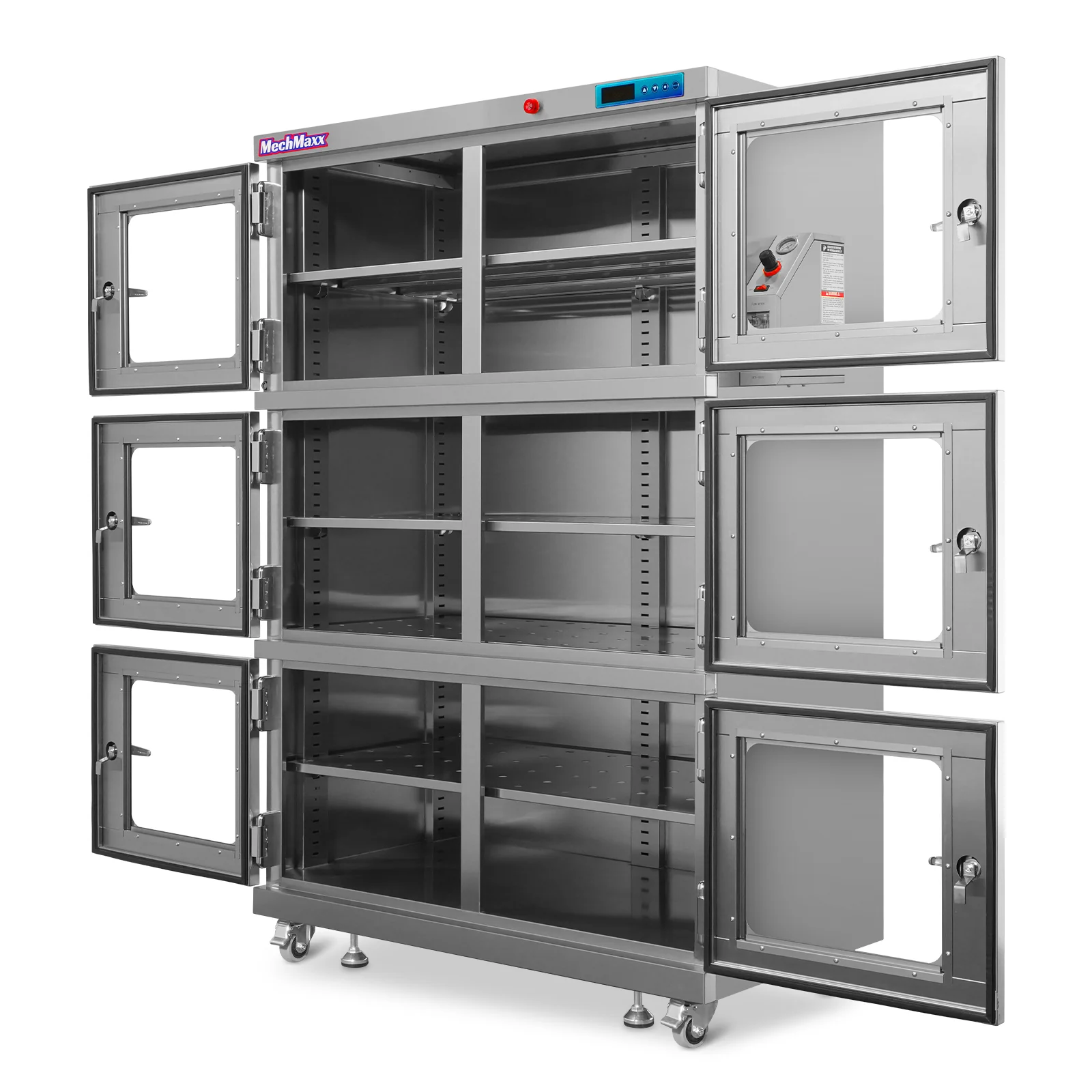 1-60% RH Nitrogen Dry Cabinet 1430L Desiccator Cabinet Low Humidity Storage, 304 Stainless Steel, NC1430BSS-6 - Image 16