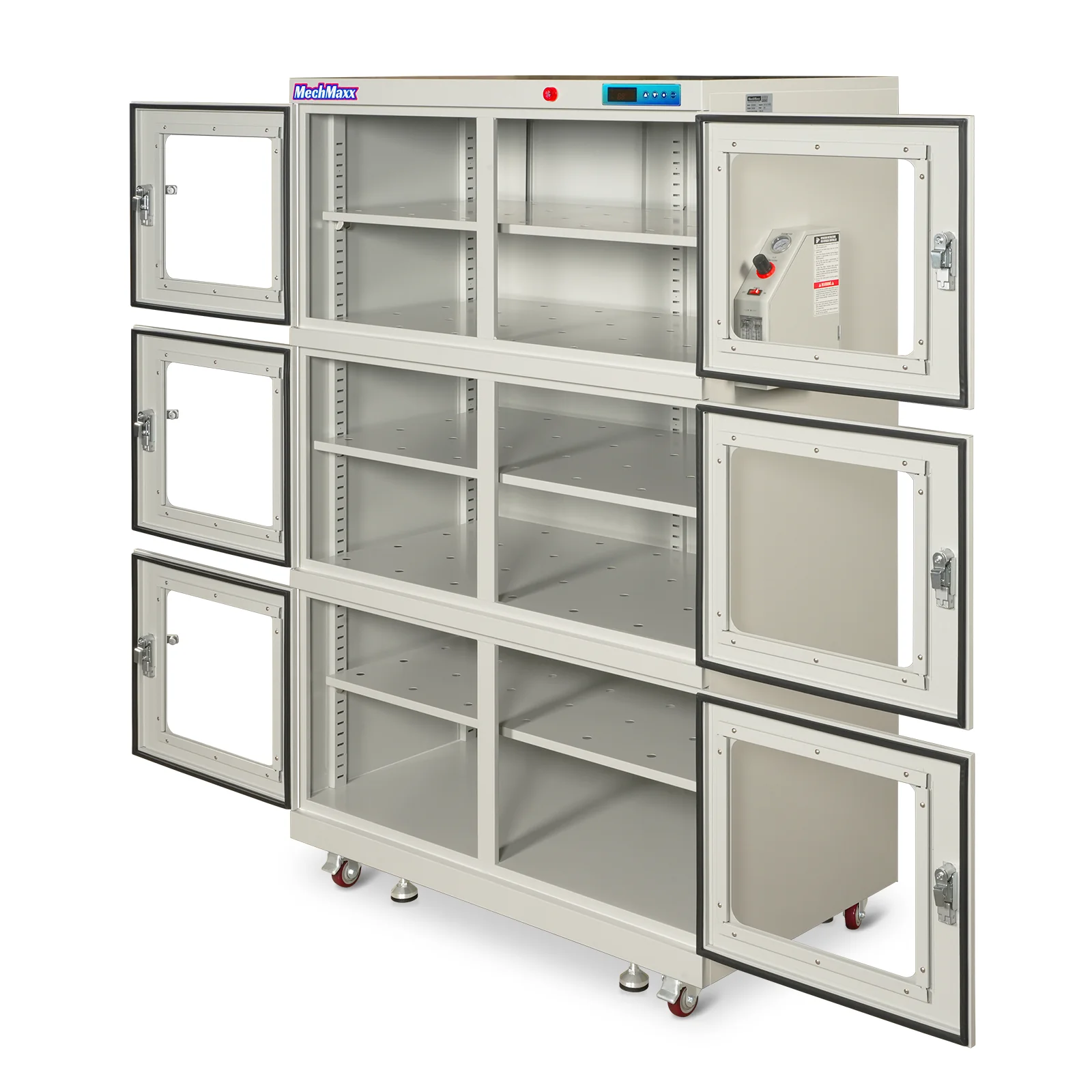 1-60% RH Nitrogen Dry Cabinet 1430L ESD Desiccator Cabinet Low Humidity Storage,  White,  NC1430BW-6 - Image 21