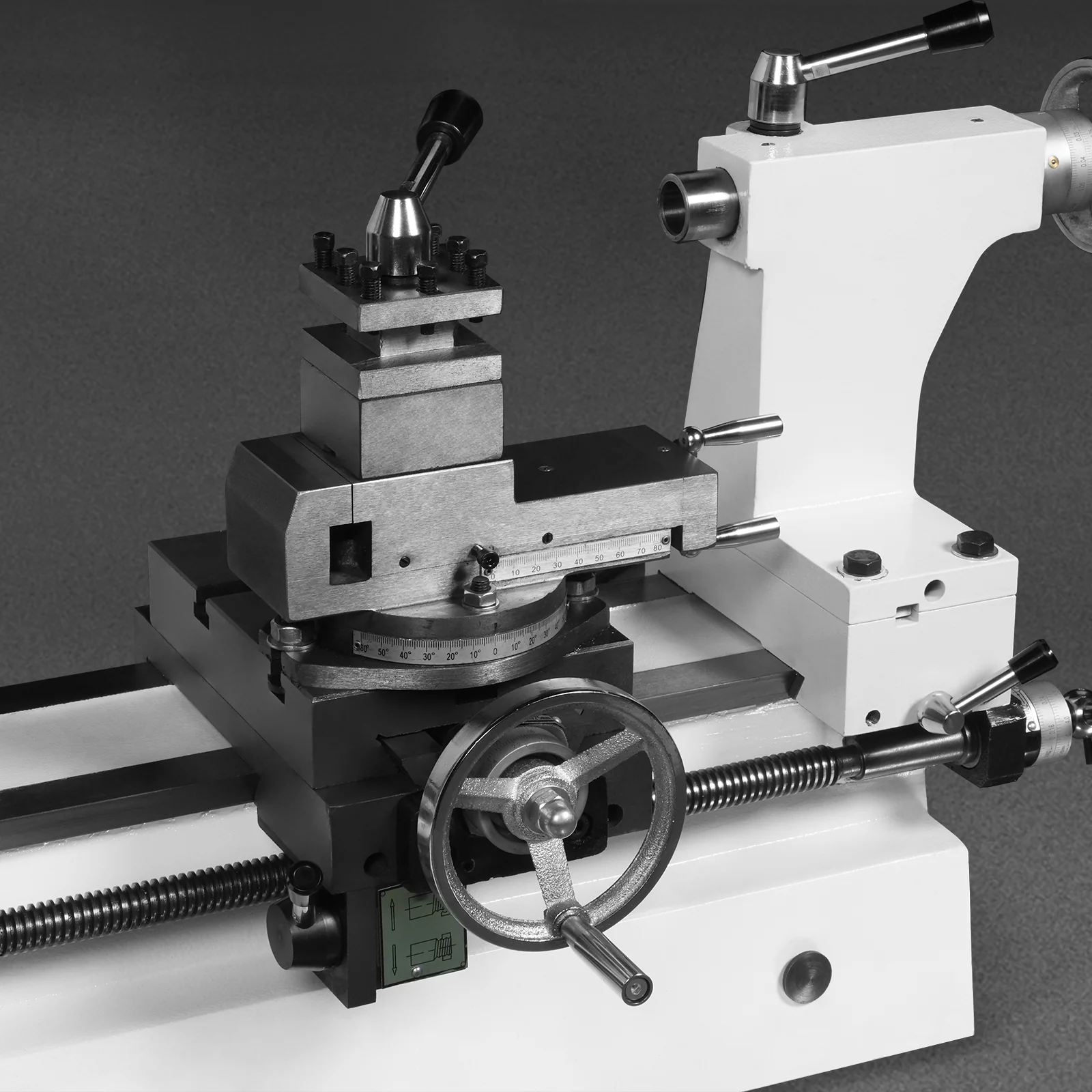 1 HP 16''x16'' Multi-Function Metal Lathe Milling Machine Head for Metalworking Combo Lathe, Drilling, and Milling Operations with Powerful Motor, Perfect for DIY, Workshops, and Professional Combination Metalworking Projects without Stand CLM1620 - Image 10