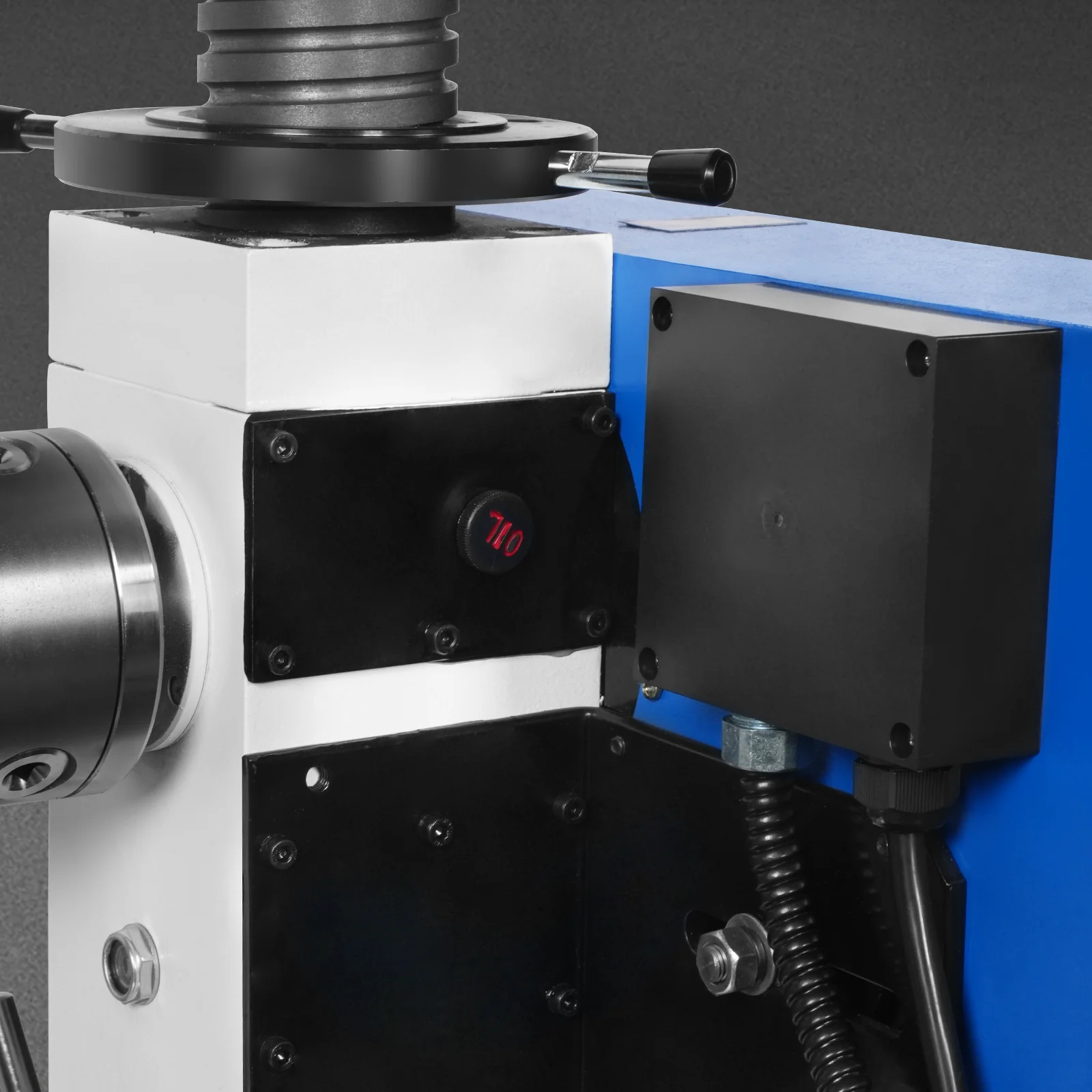 1 HP 16''x16'' Multi-Function Metal Lathe Milling Machine Head for Metalworking Combo Lathe, Drilling, and Milling Operations with Powerful Motor, Perfect for DIY, Workshops, and Professional Combination Metalworking Projects without Stand CLM1620 - Image 13