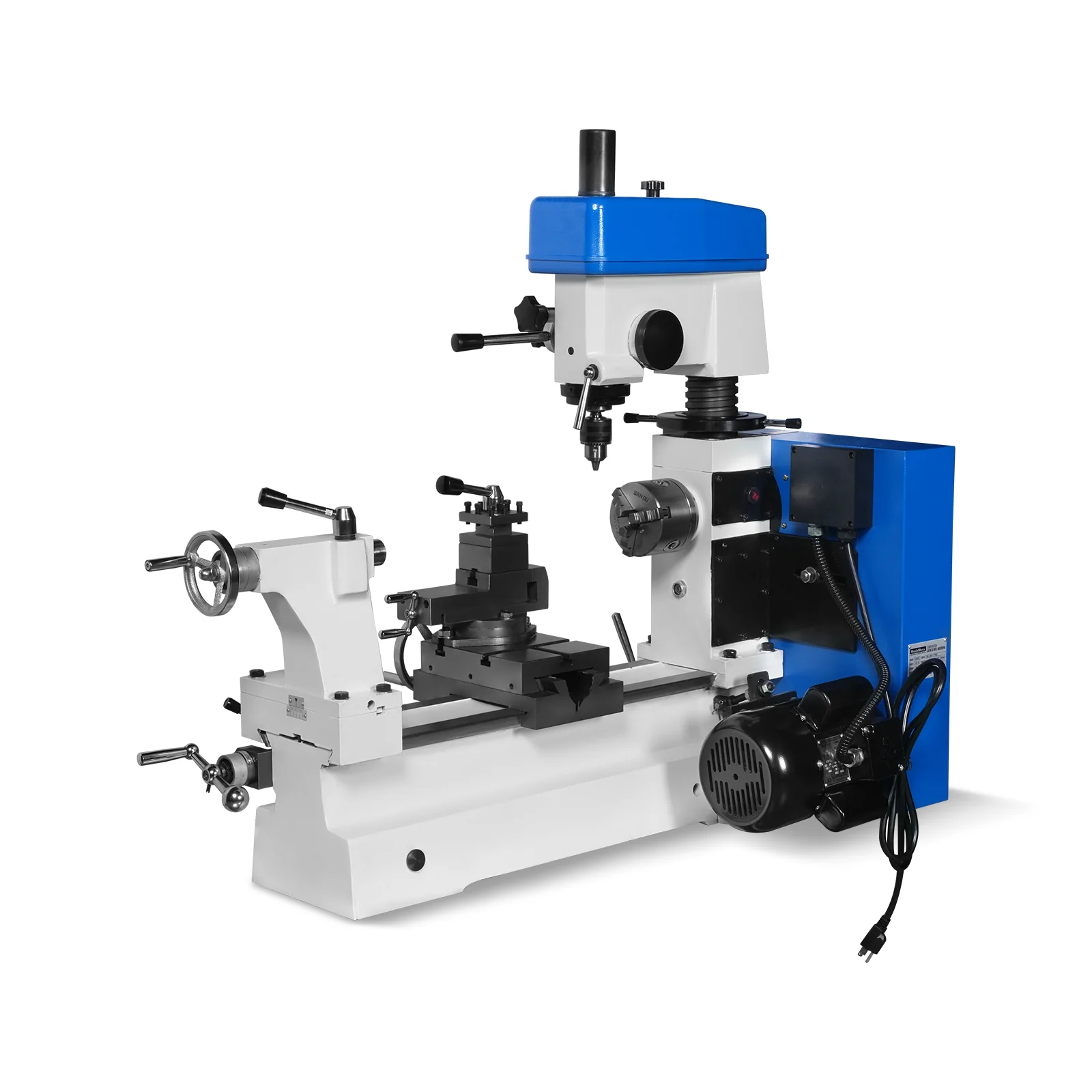 1 HP 16''x16'' Multi-Function Metal Lathe Milling Machine Head for Metalworking Combo Lathe, Drilling, and Milling Operations with Powerful Motor, Perfect for DIY, Workshops, and Professional Combination Metalworking Projects without Stand CLM1620 - Image 18
