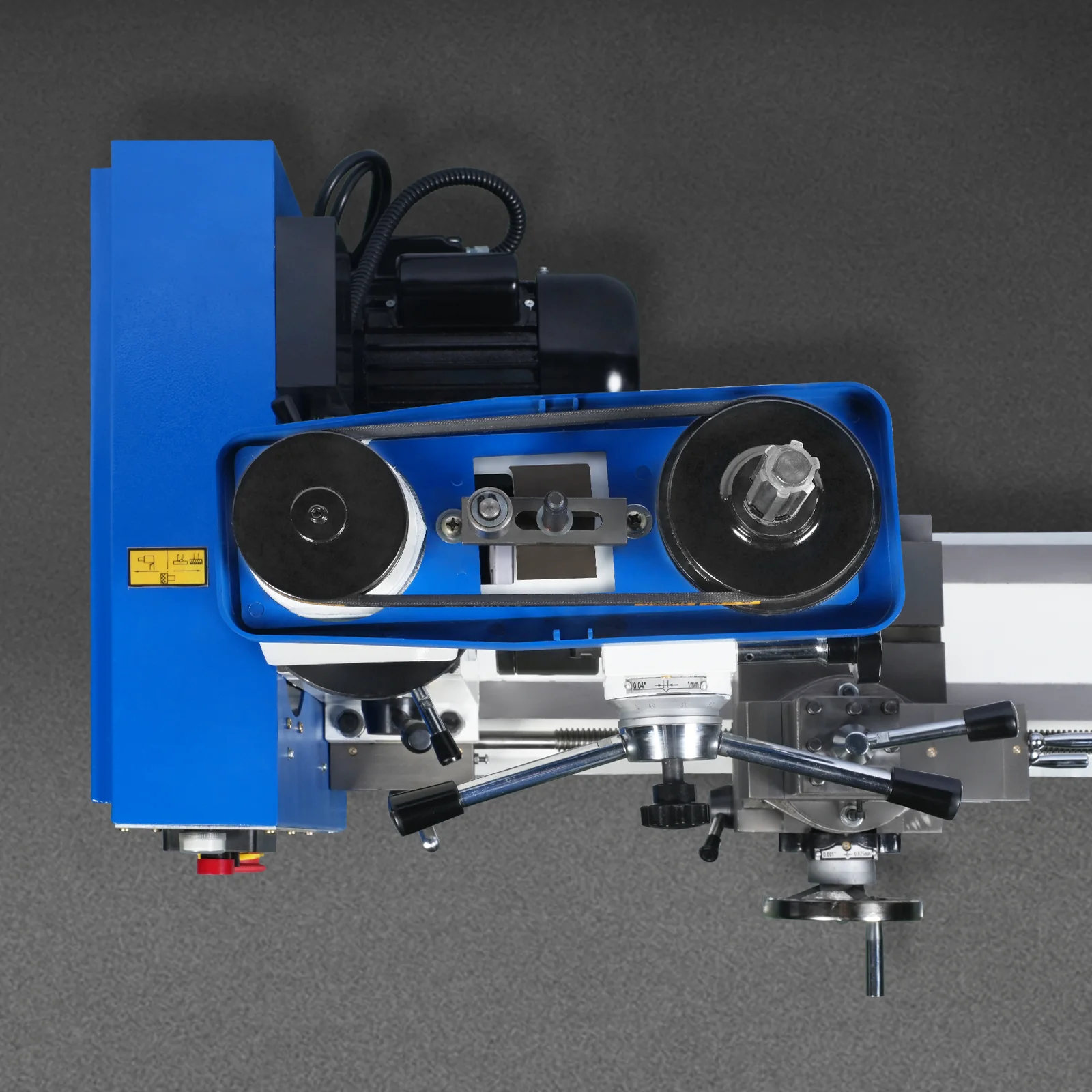 1 HP 16''x16'' Multi-Function Metal Lathe Milling Machine Head for Metalworking Combo Lathe, Drilling, and Milling Operations with Powerful Motor, Perfect for DIY, Workshops, and Professional Combination Metalworking Projects without Stand CLM1620 - Image 8