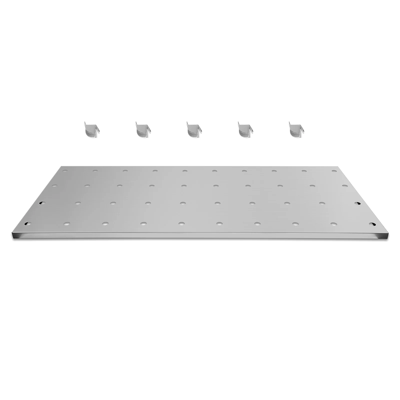 ( 1 Pack / 1 Pcs ) Shelf with 5 Pcs Clips, 1430L Cabinet, Stainless Steel (for SKU:203009SS) - Image 5