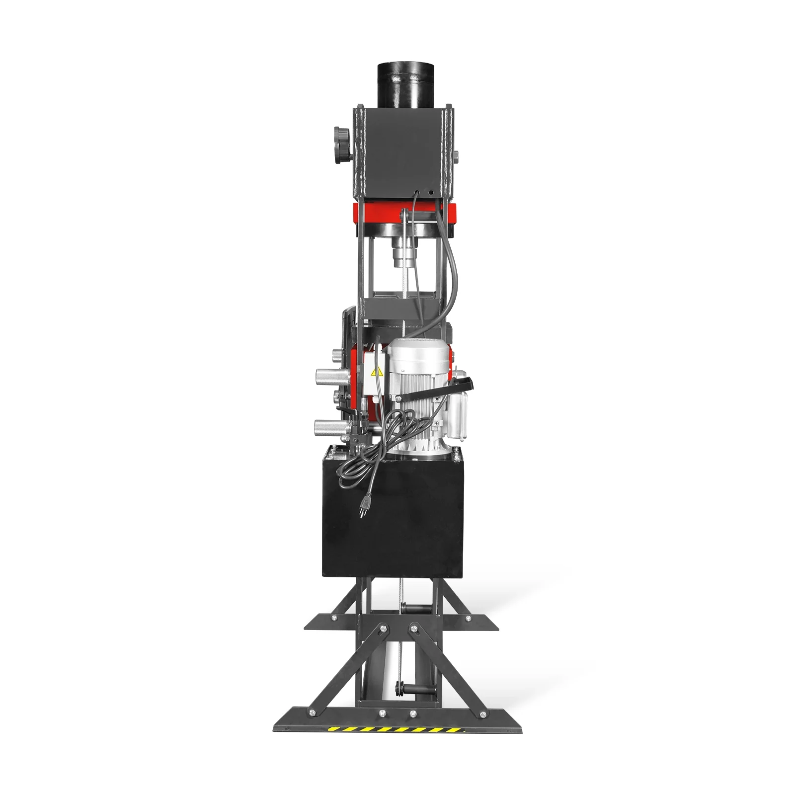 100 Ton H-Frame Electric Hydraulic Shop Press with Hand Winch, 110V Motor, Fully Welded Steel Frame, Safety Guard, Foot Pedal Control, HSP100E - Image 22