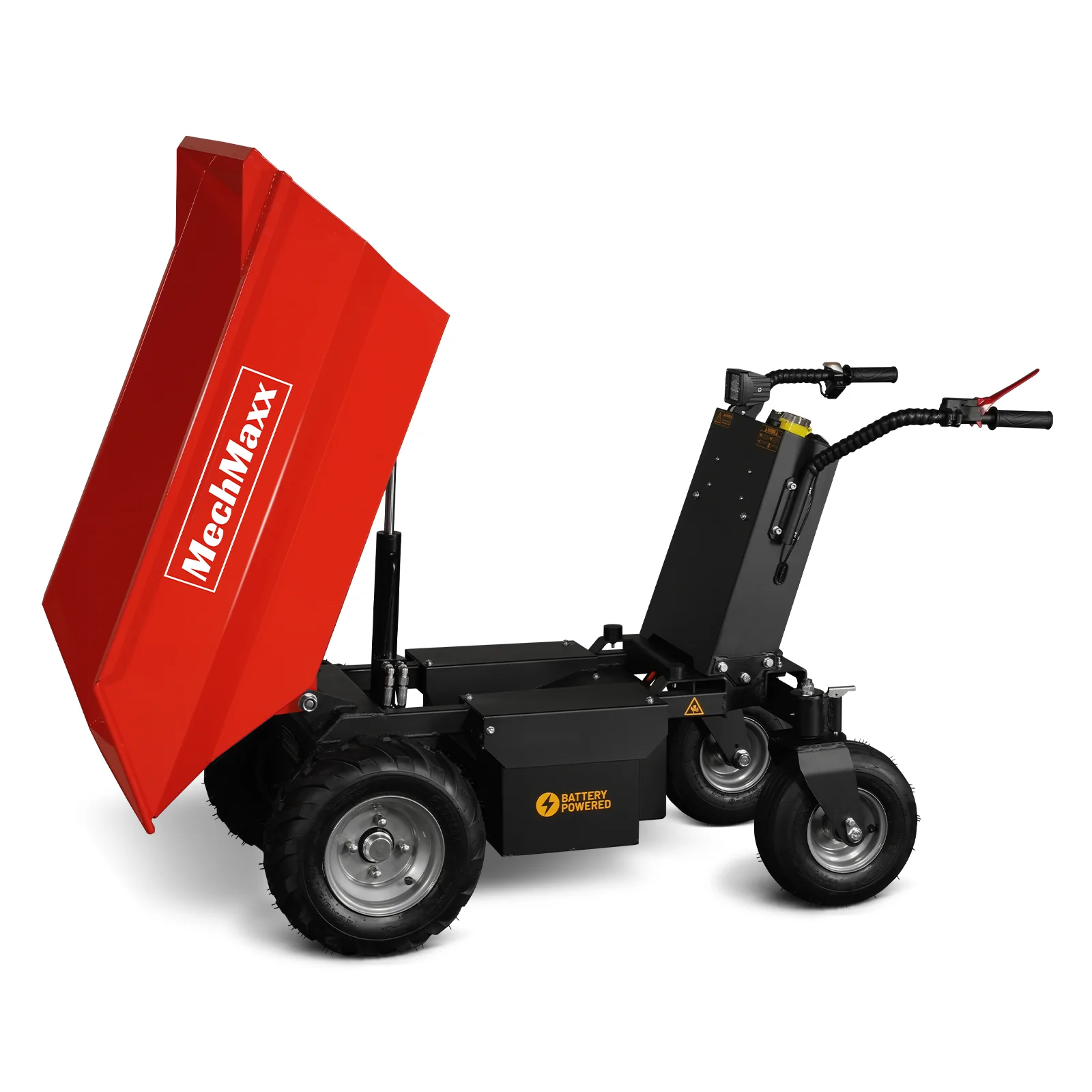 1100lb Loading 1000W DC Motor 48V Battery Powered Hydraulic Tipping Dump Cart,  EH50 - Image 11