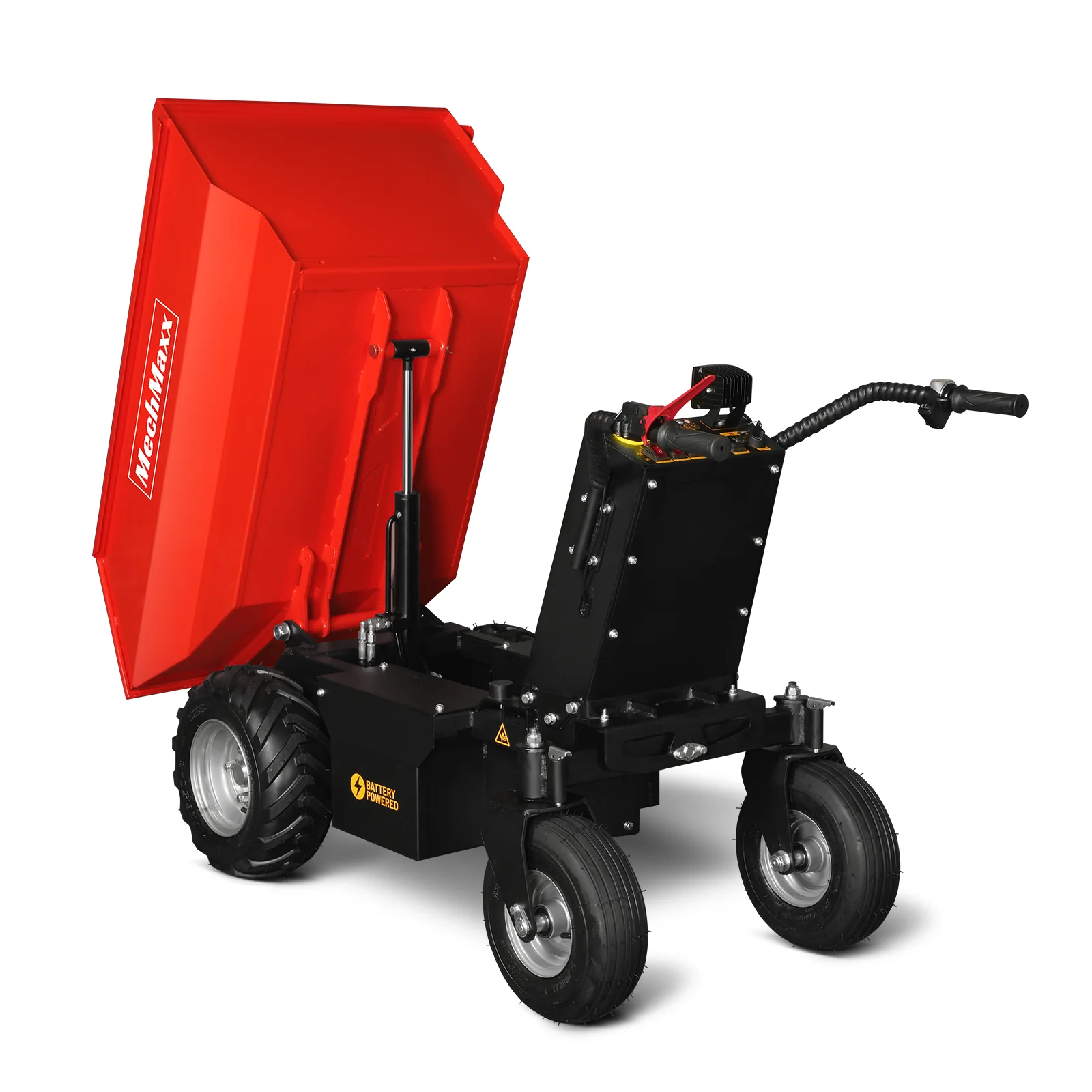 1100lb Loading 1000W DC Motor 48V Battery Powered Hydraulic Tipping Dump Cart,  EH50 - Image 13