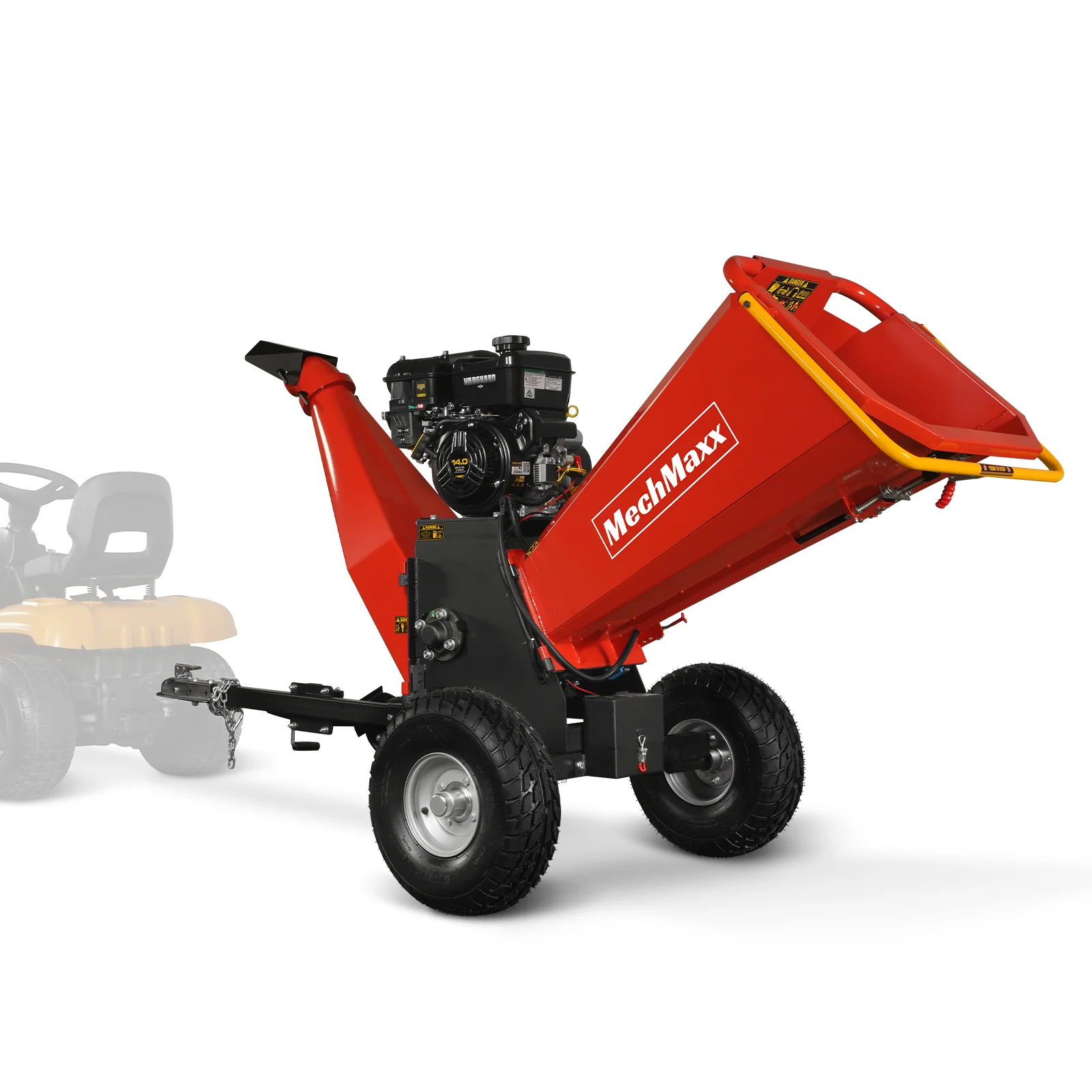 6 inch E-start B&S VANGUARD 408cc 14hp Gasoline Engine Powered Drum Wood Chipper ,  P4206 - Image 19