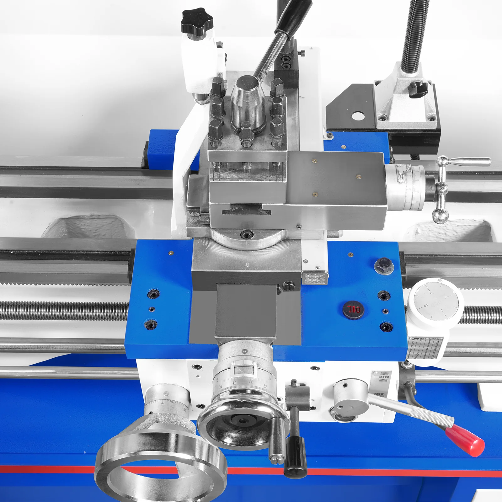 13" x 37" Industrial Heavy Duty Bench Metal Lathe 1.5HP/1100W Metal Working Lathe High Precision 64-1500 RPM Variable Speed with Four-axis sliding system 1337G4 - Image 22