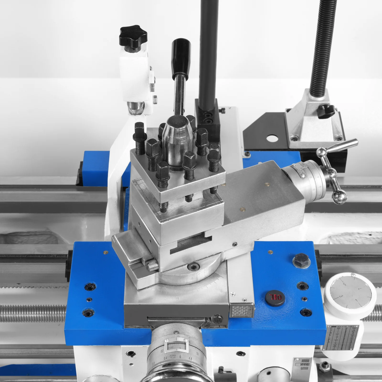 13" x 37" Industrial Heavy Duty Bench Metal Lathe 1.5HP/1100W Metal Working Lathe High Precision 64-1500 RPM Variable Speed with Four-axis sliding system 1337G4 - Image 8
