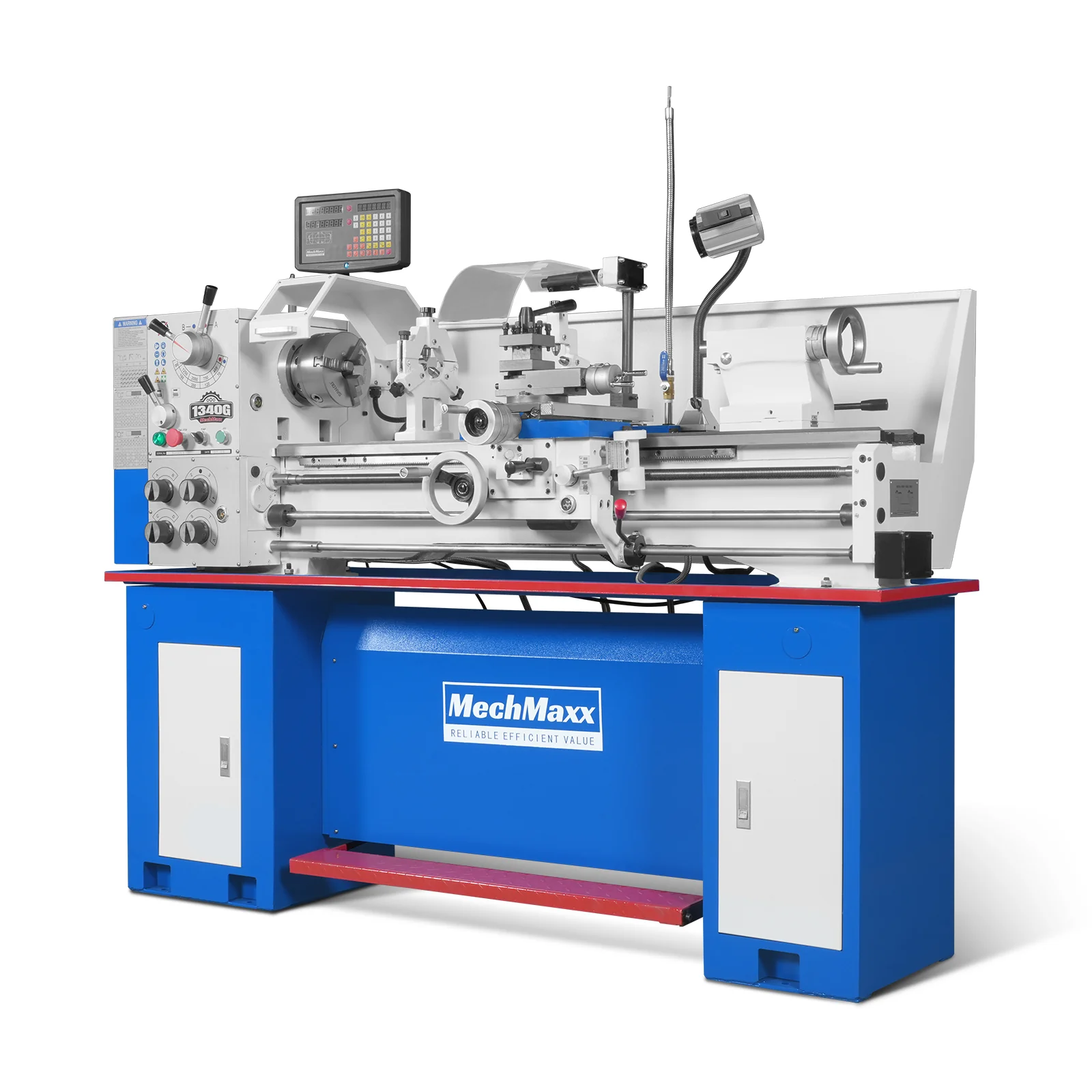 13" x 40" Industrial Heavy Duty Bench Metal Lathe 2HP/1500W Metal Working Lathe High Precision 70-2000 RPM Variable Speed with Four-axis sliding system 1340G - Image 13