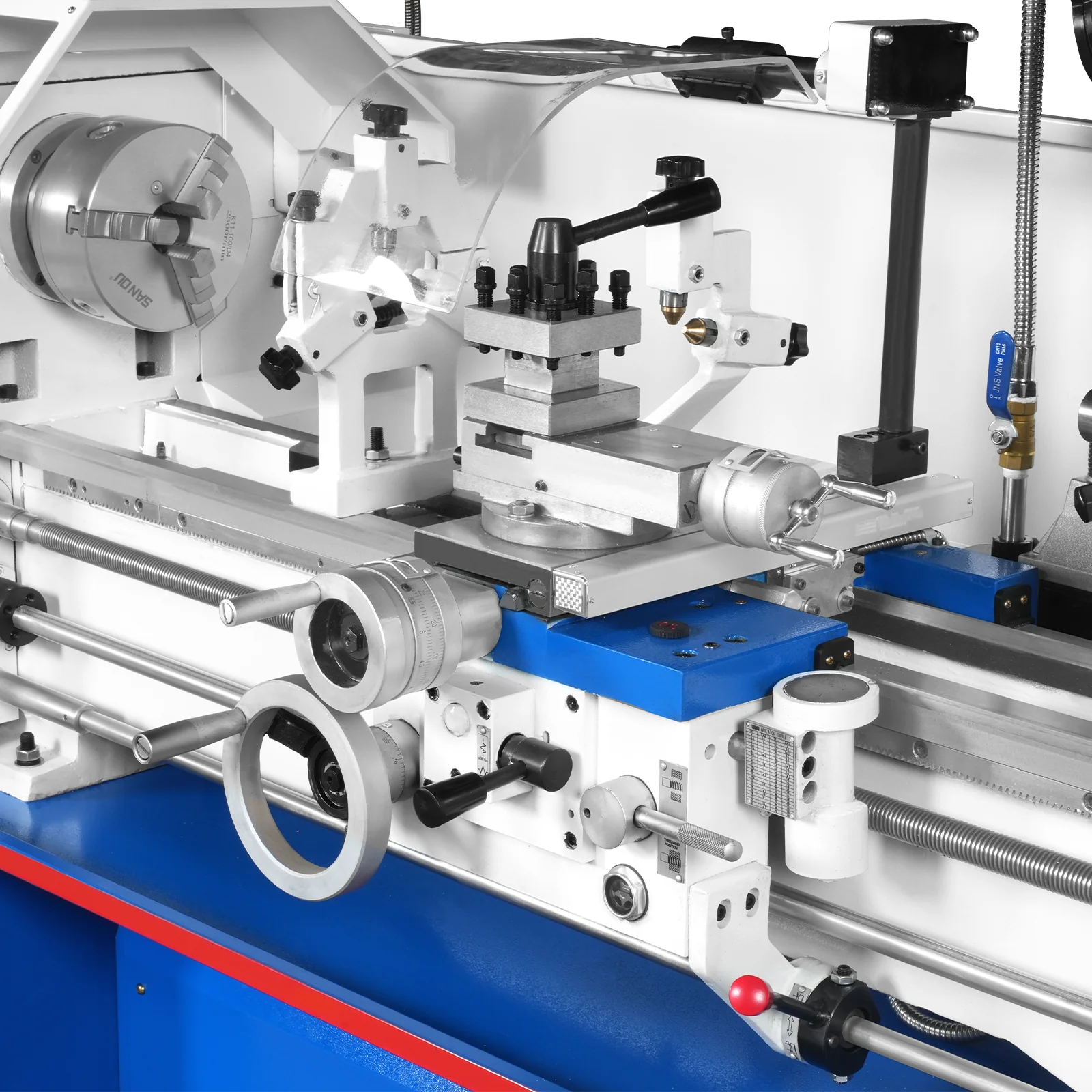 13" x 40" Industrial Heavy Duty Bench Metal Lathe 2HP/1500W Metal Working Lathe High Precision 70-2000 RPM Variable Speed with Four-axis sliding system 1340G - Image 15