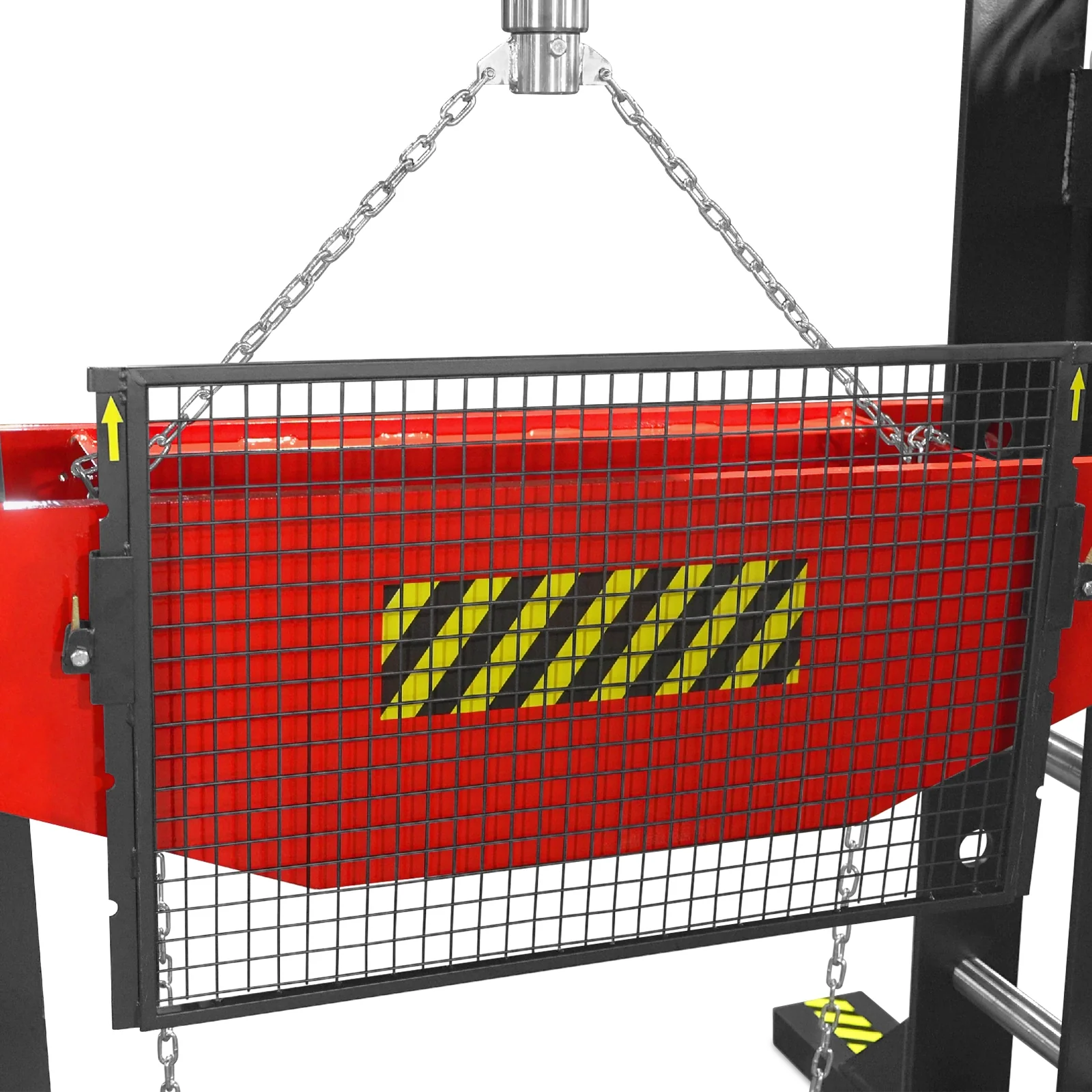 150 Ton H-Frame Electric Hydraulic Shop Press with Double-Acting Cylinder & Chain-Driven Table Lift, 110V Motor, Fully Welded Steel Frame, Safety Guard, HSP150E - Image 14