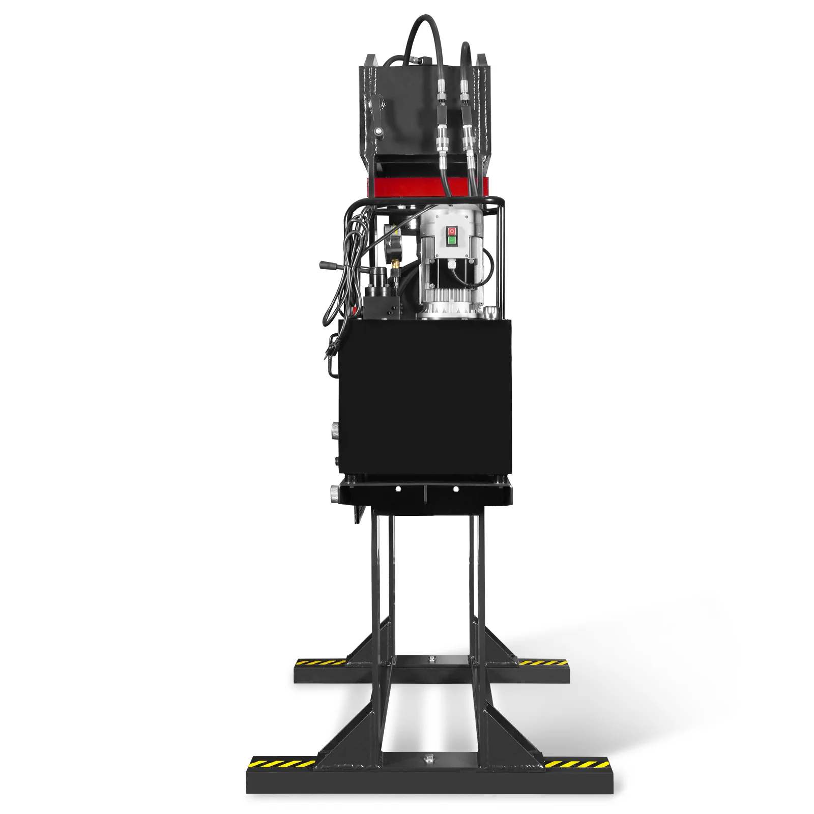 150 Ton H-Frame Electric Hydraulic Shop Press with Double-Acting Cylinder & Chain-Driven Table Lift, 110V Motor, Fully Welded Steel Frame, Safety Guard, HSP150E - Image 20