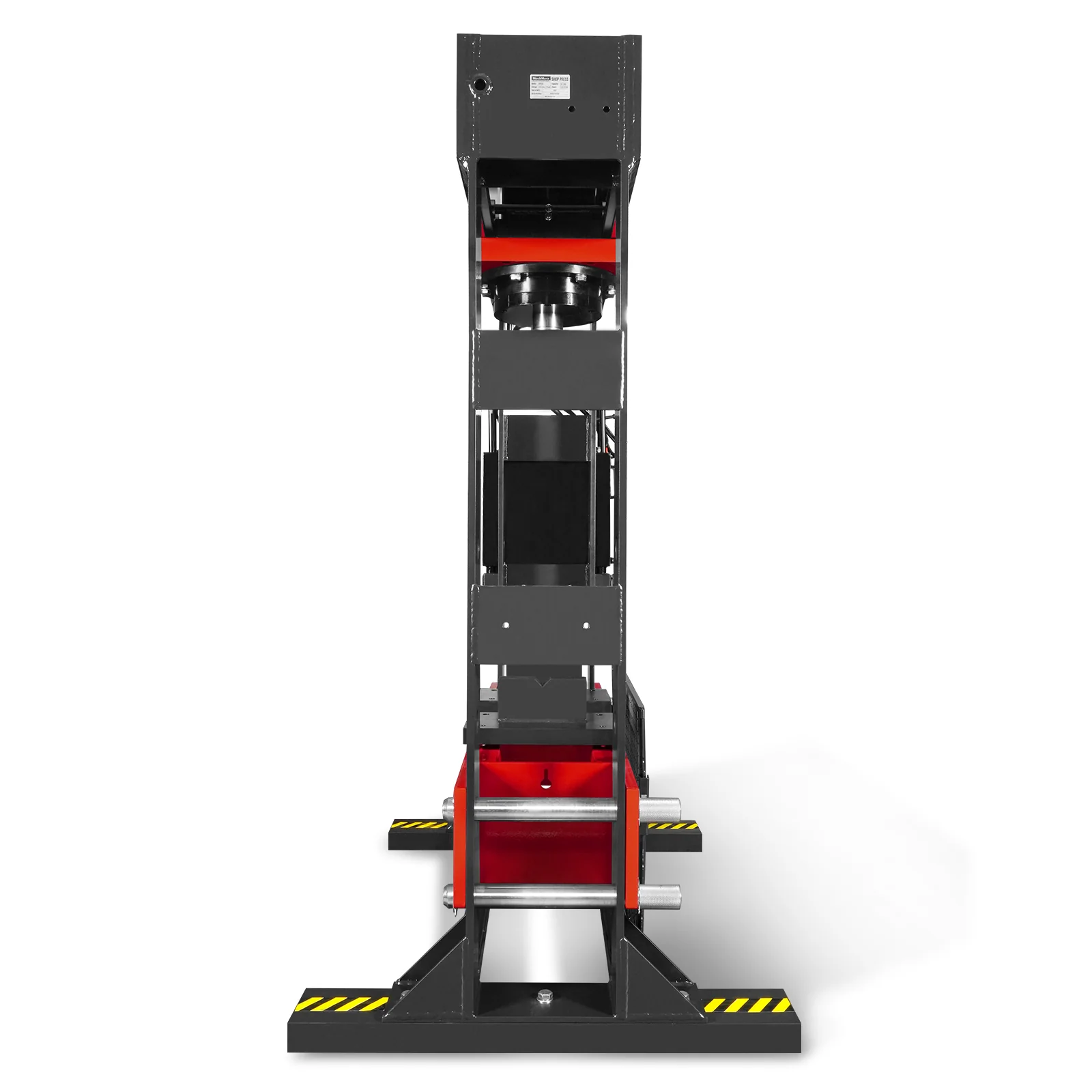 150 Ton H-Frame Electric Hydraulic Shop Press with Double-Acting Cylinder & Chain-Driven Table Lift, 110V Motor, Fully Welded Steel Frame, Safety Guard, HSP150E - Image 24