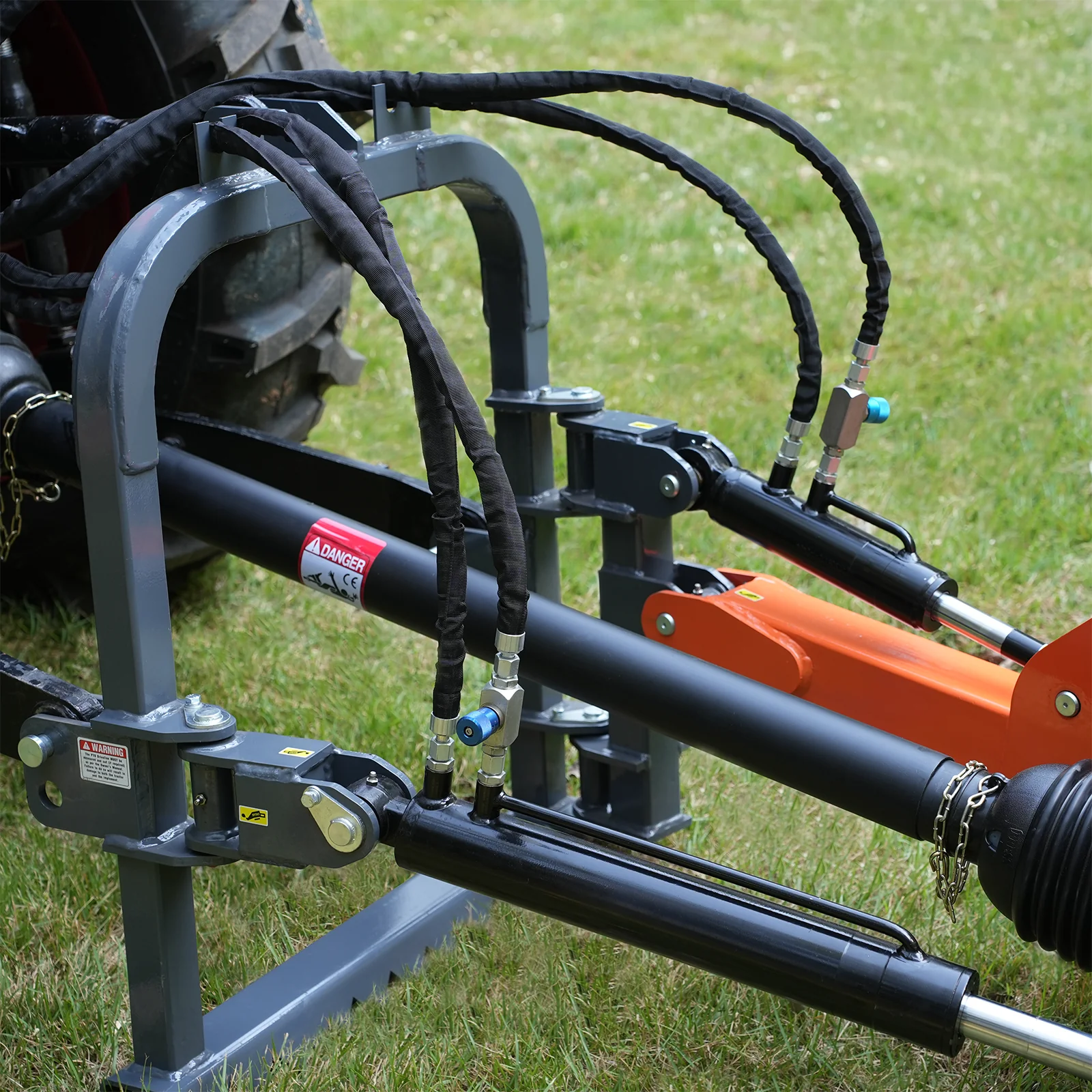 24'' Cutting Wheel Hydraulic Cylinders Stump Grinder, (PTO Shaft Included with Slip Clutch) , 35-60hp, TSG61 - Image 11