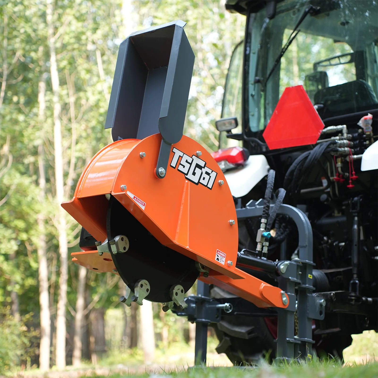 24'' Cutting Wheel Hydraulic Cylinders Stump Grinder, (PTO Shaft Included with Slip Clutch) , 35-60hp, TSG61 - Image 13