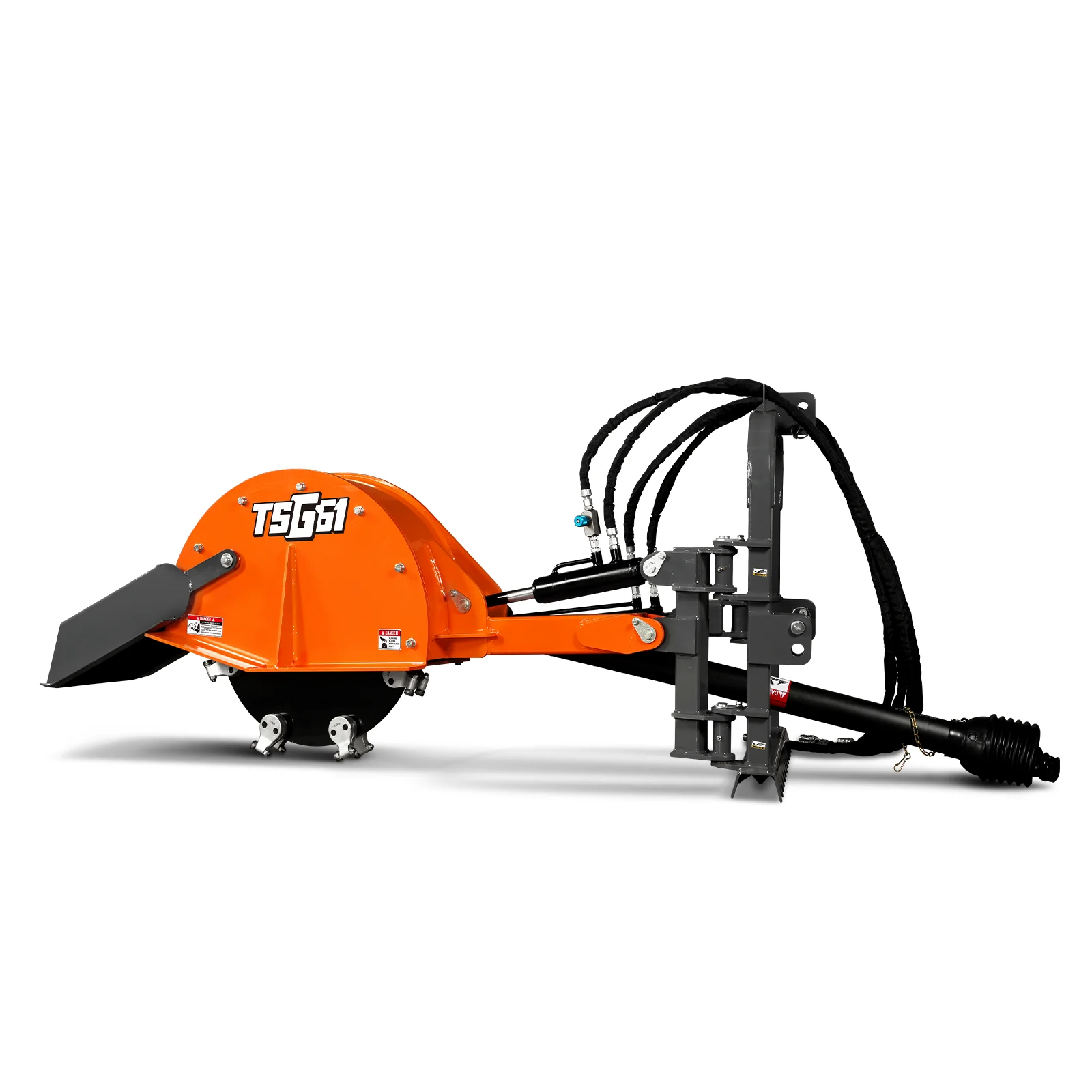 24'' Cutting Wheel Hydraulic Cylinders Stump Grinder, (PTO Shaft Included with Slip Clutch) , 35-60hp, TSG61 - Image 20