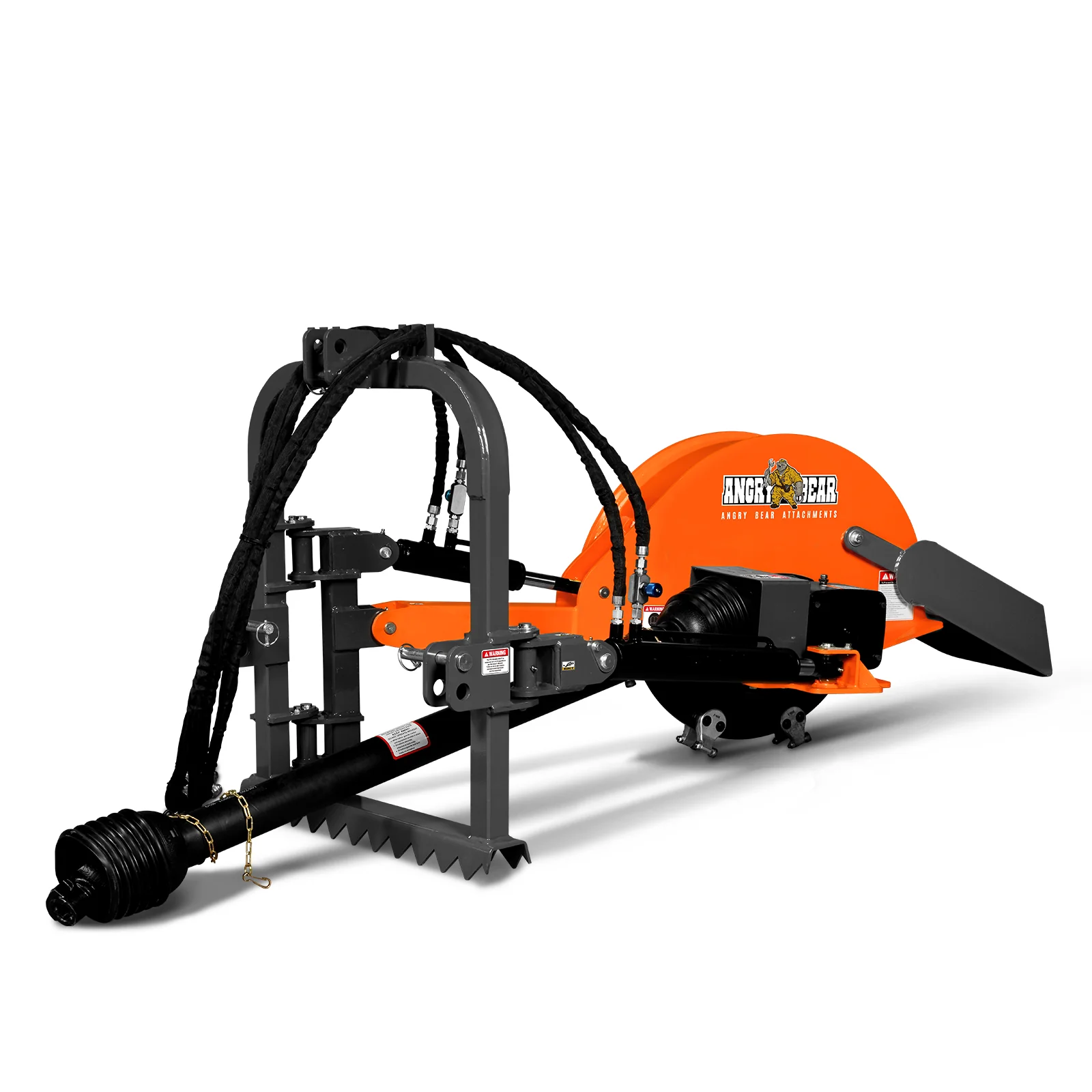 24'' Cutting Wheel Hydraulic Cylinders Stump Grinder, (PTO Shaft Included with Slip Clutch) , 35-60hp, TSG61 - Image 23