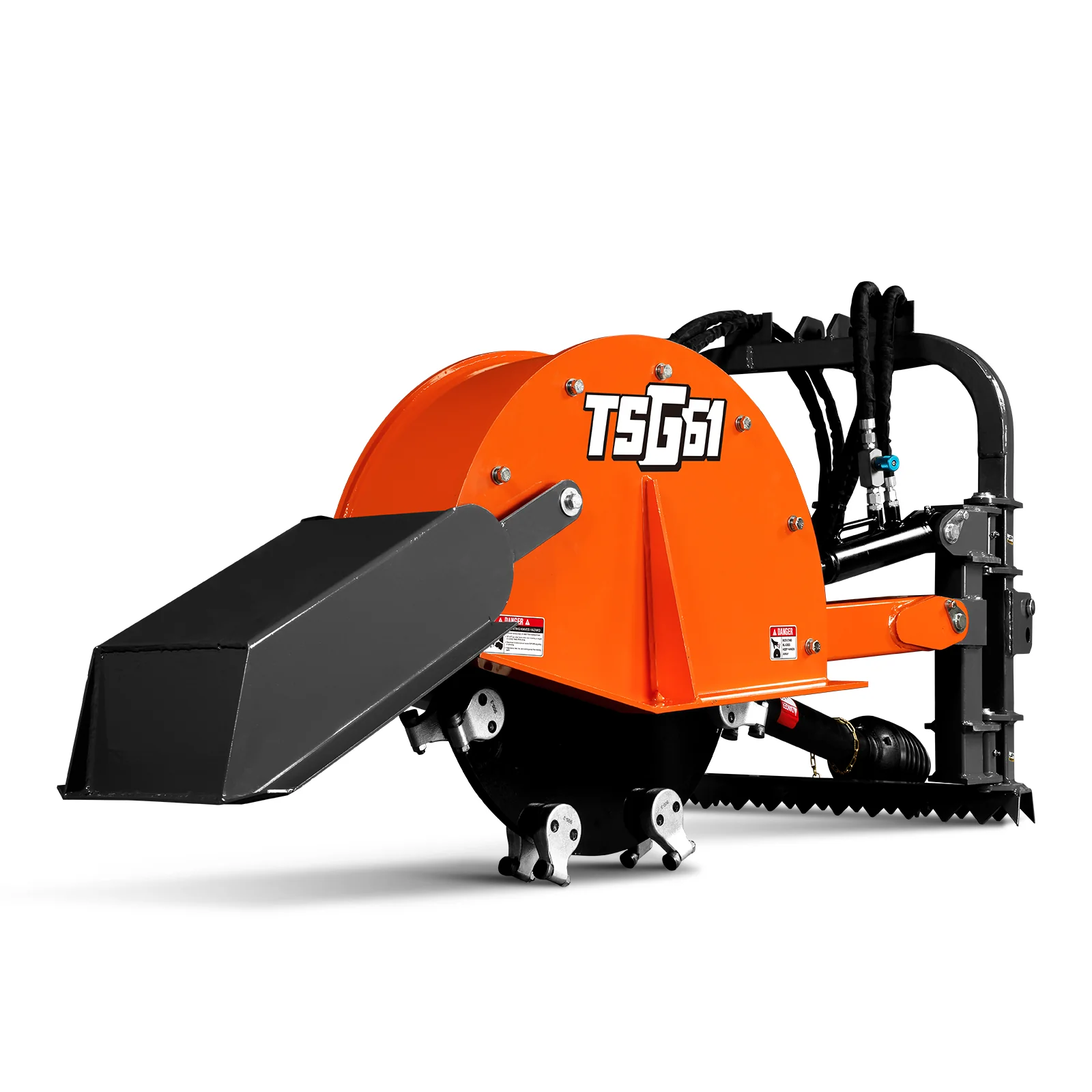 24'' Cutting Wheel Hydraulic Cylinders Stump Grinder, (PTO Shaft Included with Slip Clutch) , 35-60hp, TSG61 - Image 26