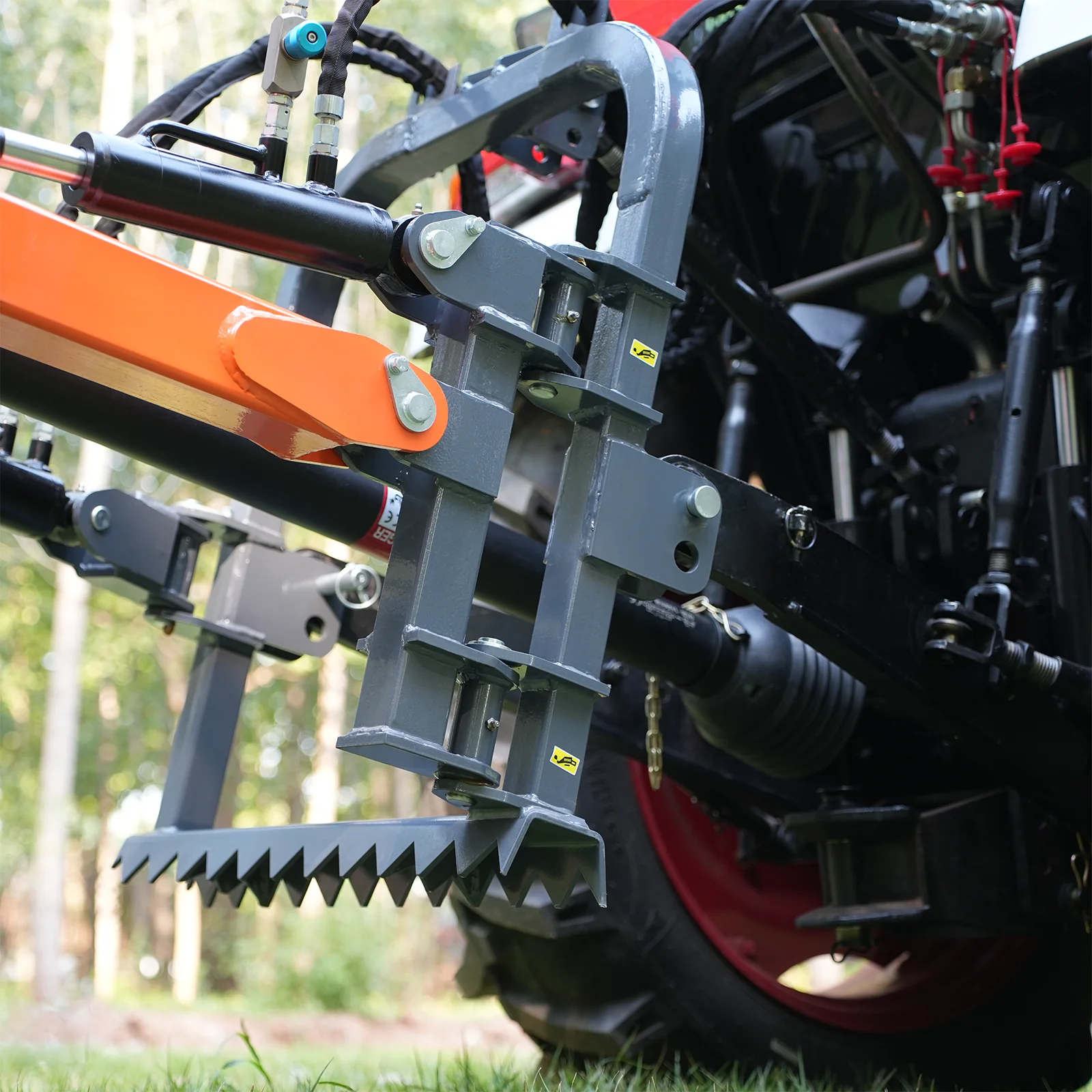 24'' Cutting Wheel Hydraulic Cylinders Stump Grinder, (PTO Shaft Included with Slip Clutch) , 35-60hp, TSG61 - Image 3