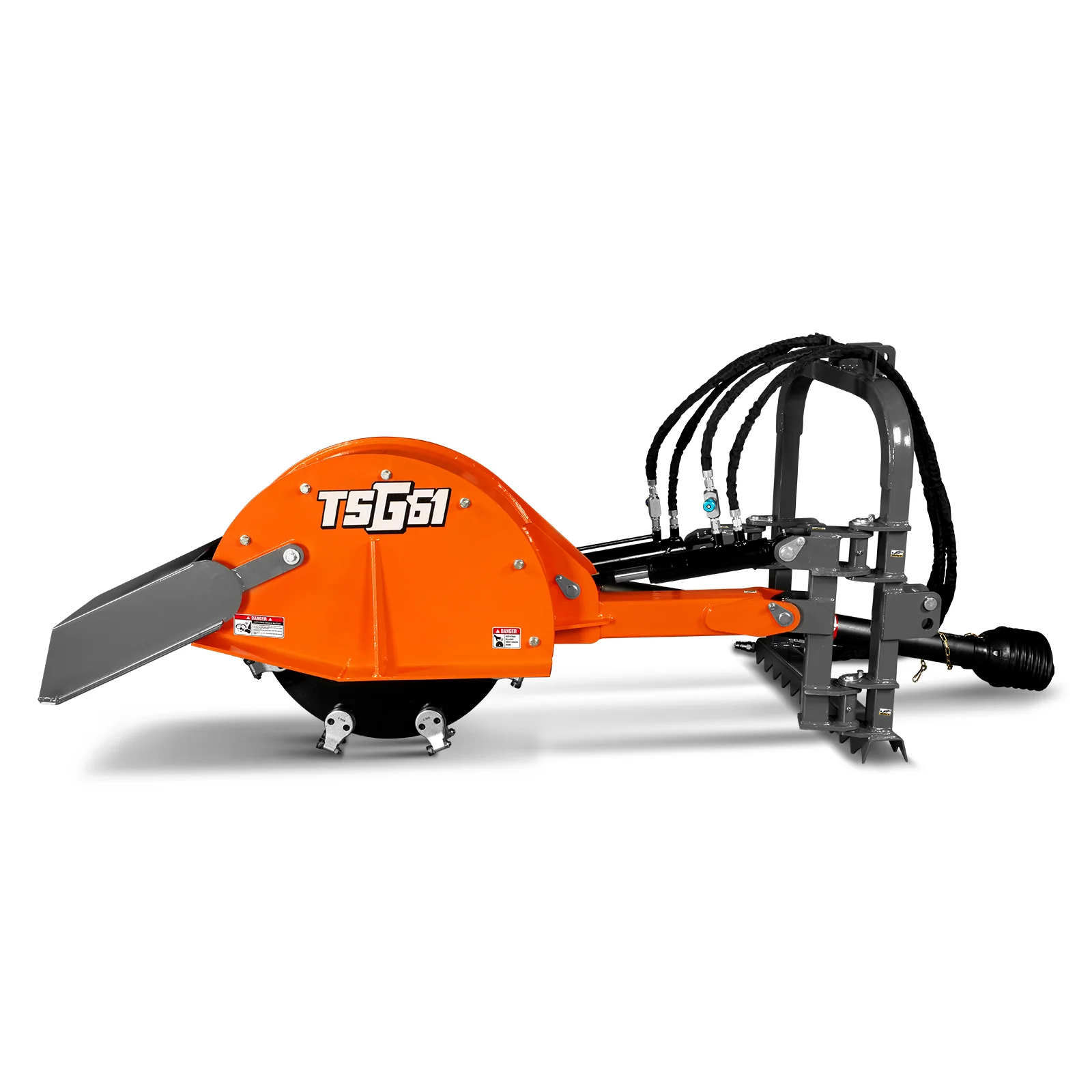 24'' Cutting Wheel Hydraulic Cylinders Stump Grinder, (PTO Shaft Included with Slip Clutch) , 35-60hp, TSG61 - Image 32