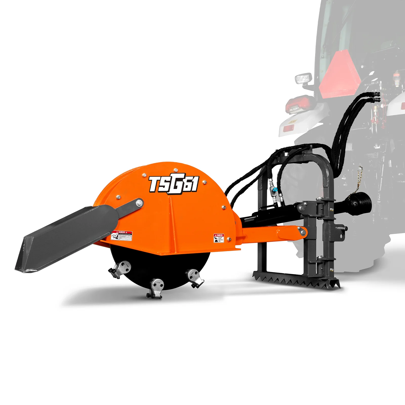 24'' Cutting Wheel Hydraulic Cylinders Stump Grinder, (PTO Shaft Included with Slip Clutch) , 35-60hp, TSG61 - Image 33