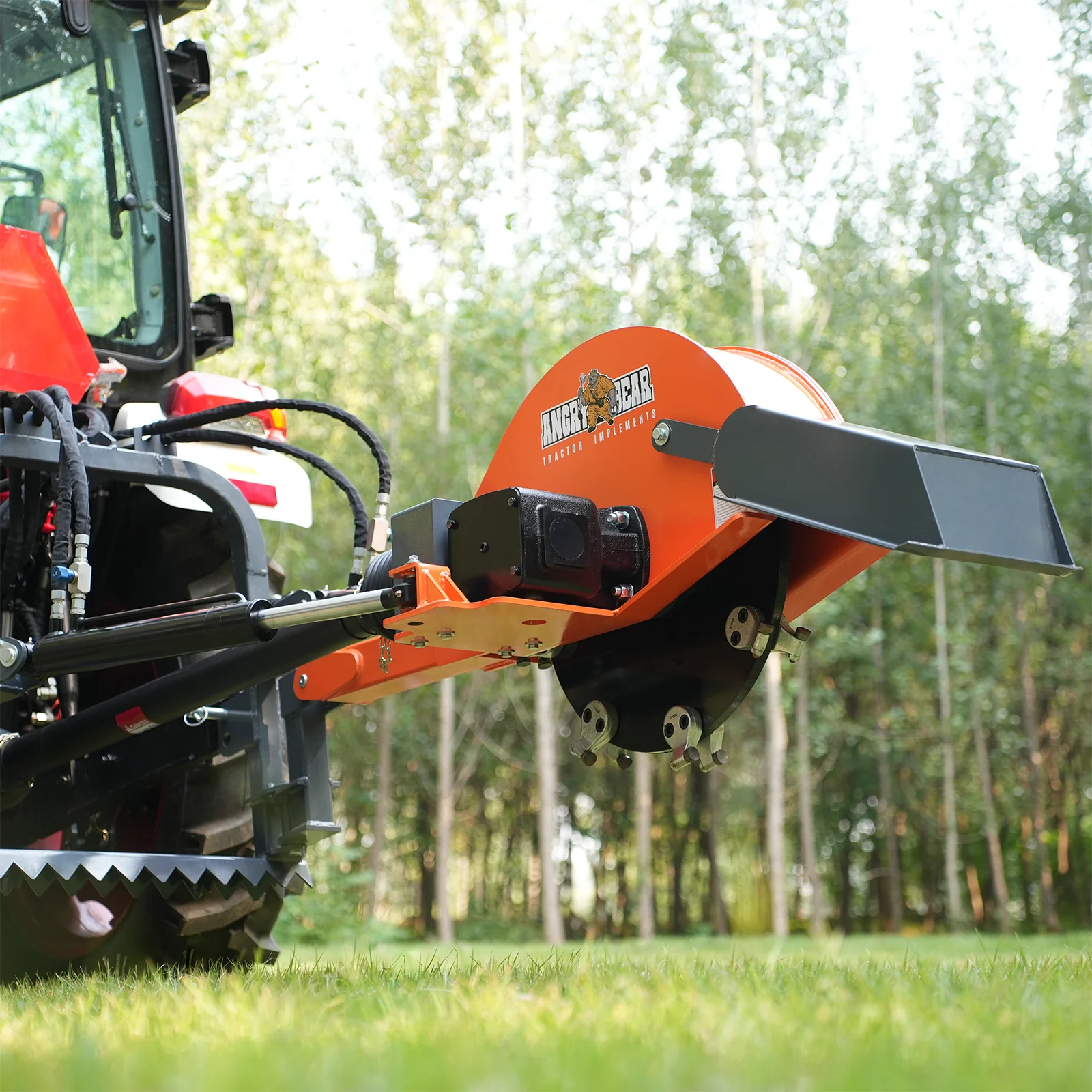 24'' Cutting Wheel Hydraulic Cylinders Stump Grinder, (PTO Shaft Included with Slip Clutch) , 35-60hp, TSG61 - Image 6