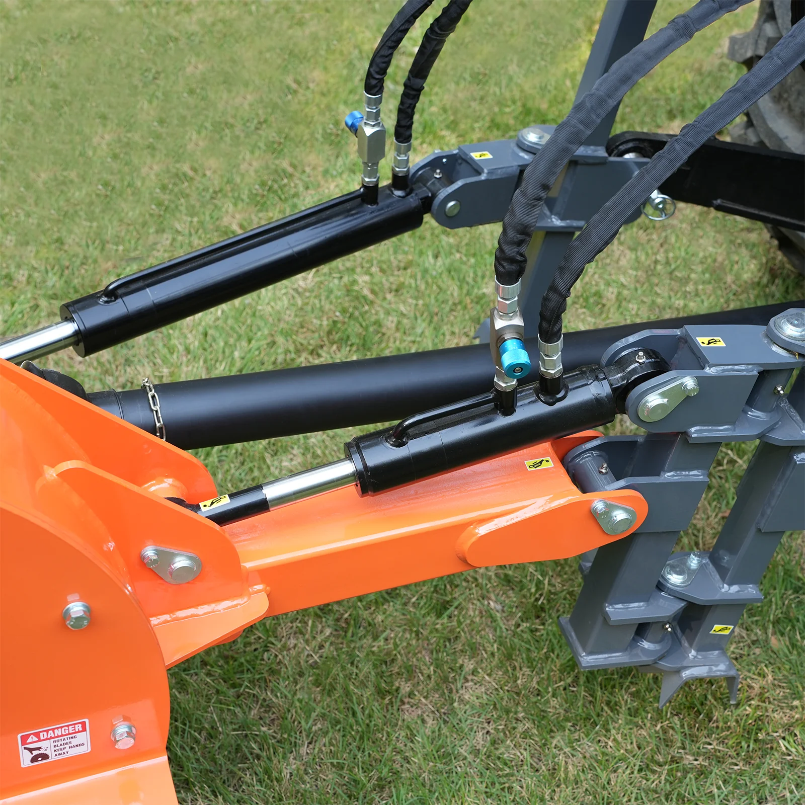 24'' Cutting Wheel Hydraulic Cylinders Stump Grinder, (PTO Shaft Included with Slip Clutch) , 35-60hp, TSG61 - Image 7