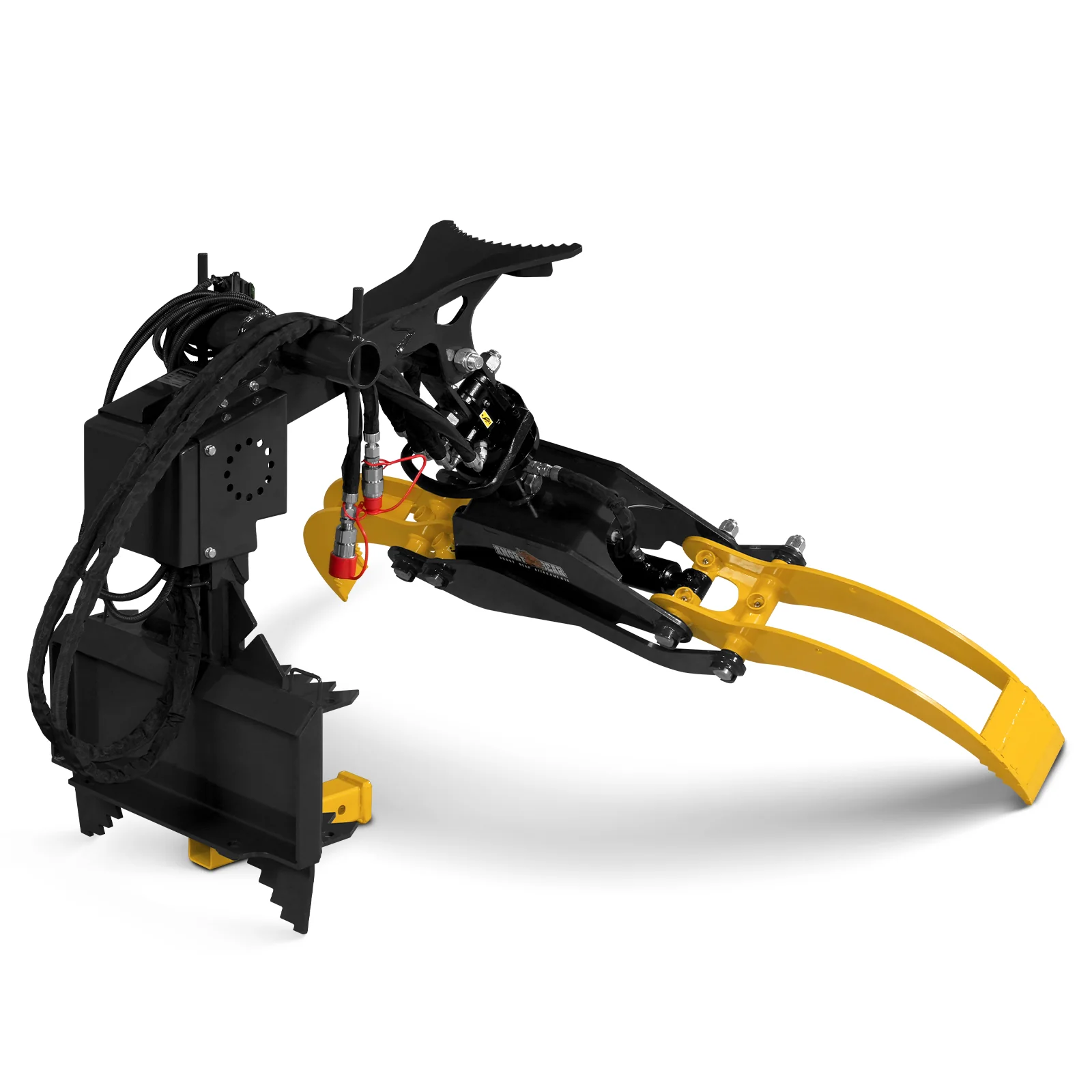59" Multi-purpose Hydraulic Rotating Log Grapple For Mini Skid Steer, 1500lbs Lift Capacity, 360° Rotational Ability - Image 16