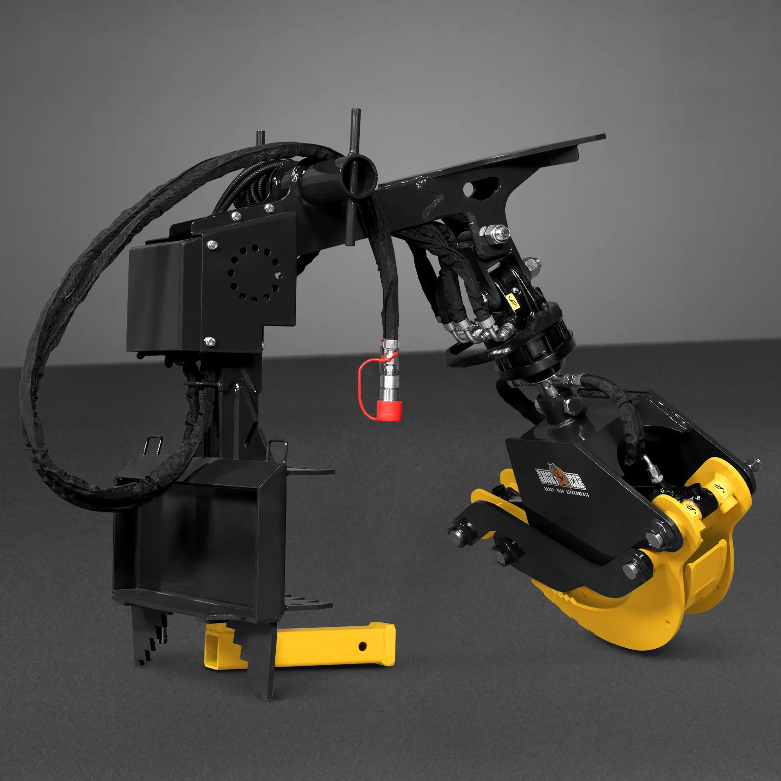 59" Multi-purpose Hydraulic Rotating Log Grapple For Mini Skid Steer, 1500lbs Lift Capacity, 360° Rotational Ability - Image 32