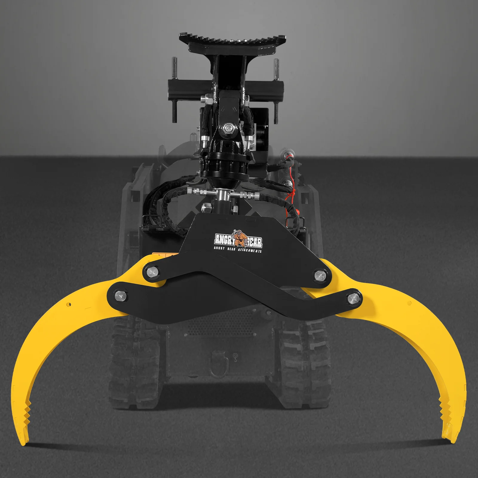 59" Multi-purpose Hydraulic Rotating Log Grapple For Mini Skid Steer, 1500lbs Lift Capacity, 360° Rotational Ability - Image 37