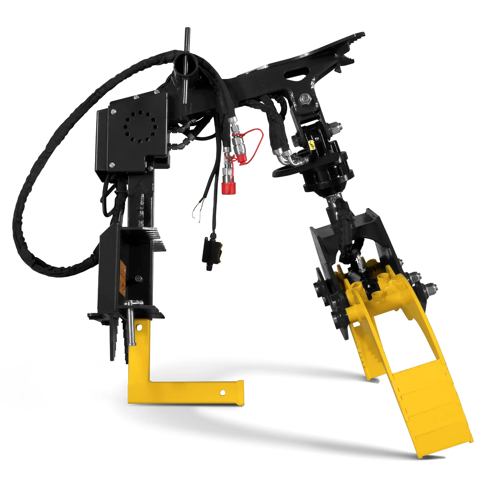59" Multi-purpose Hydraulic Rotating Log Grapple For Mini Skid Steer, 1500lbs Lift Capacity, 360° Rotational Ability - Image 8