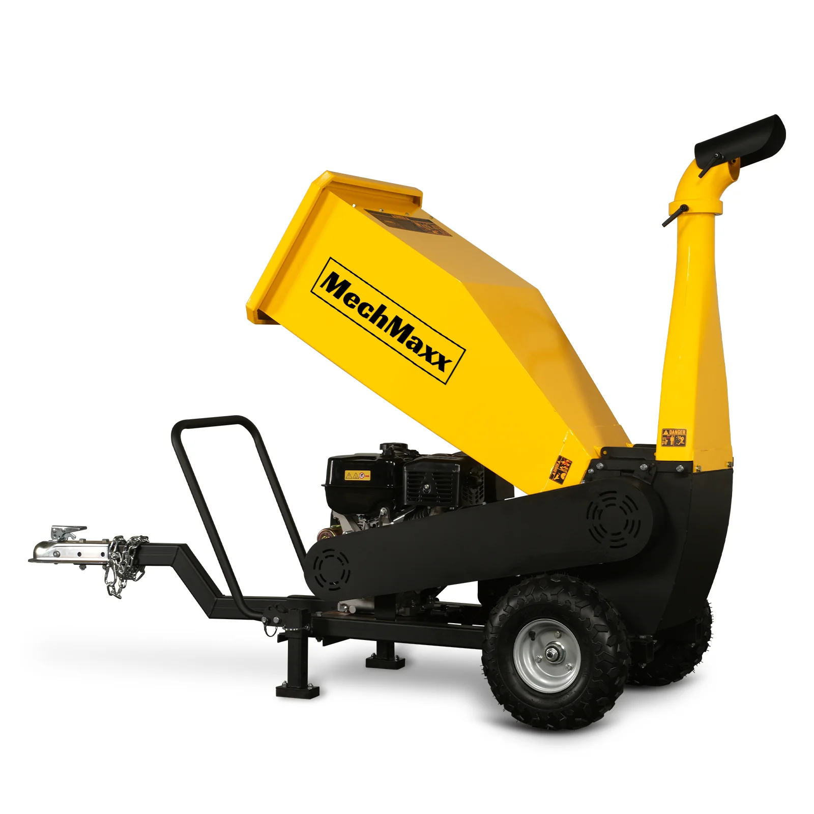 5 inch E-start DUCAR 420cc 15hp Gasoline Engine Powered Drum Wood Chipper with Towbar ,  PGS1500 - Image 18
