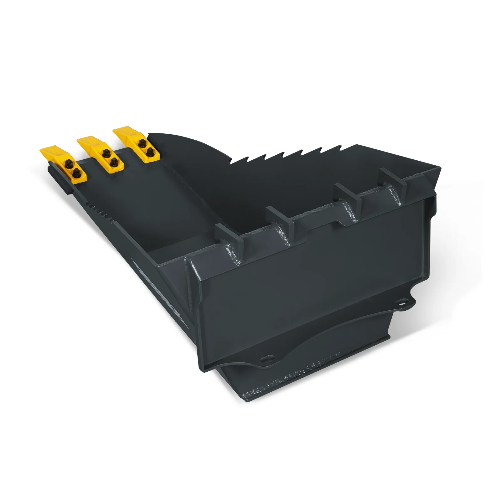 16'' Cutting Width Mini Skid Steer Stump Bucket - Image 9