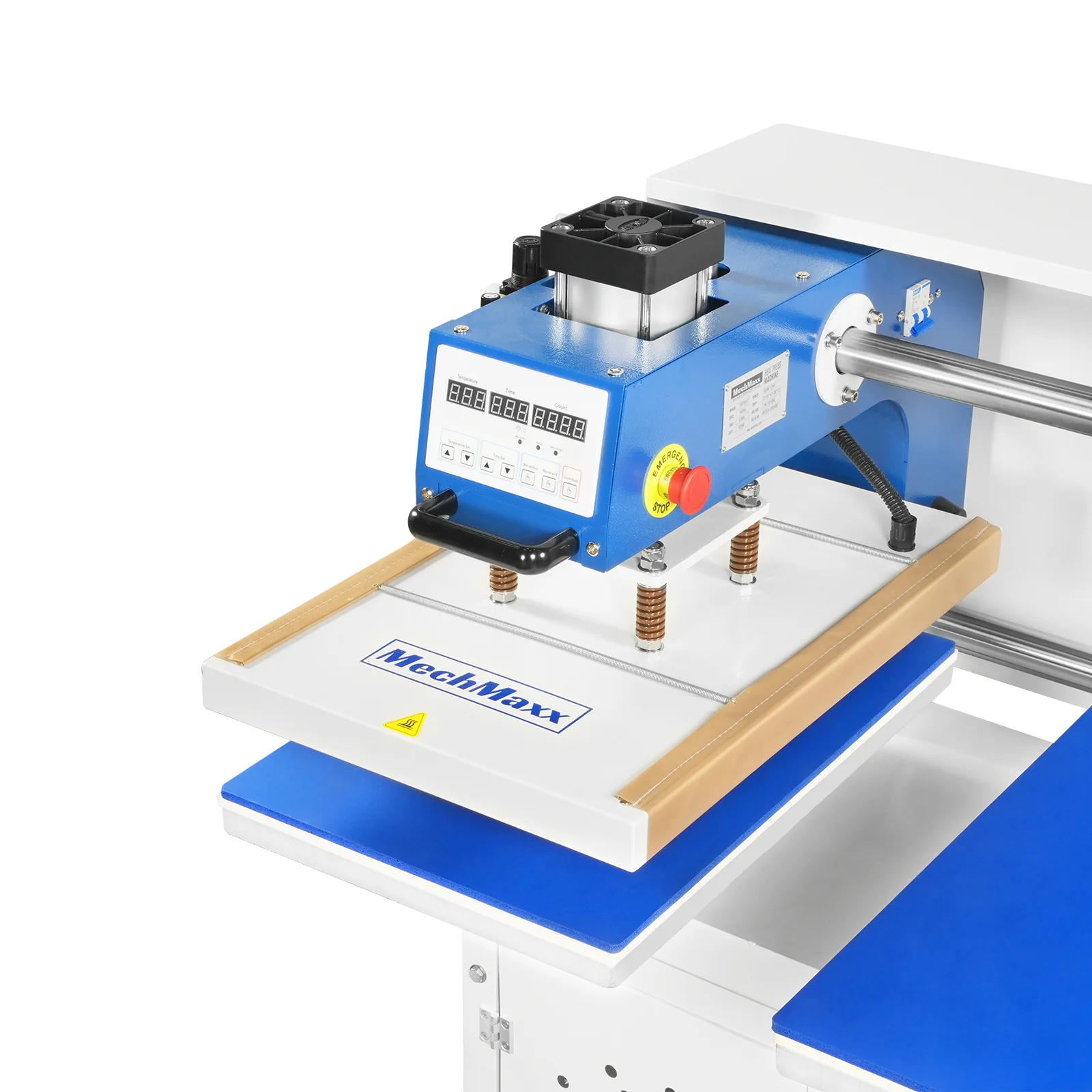16x24 Inch Commercial Pneumatic Dual Platen Heat Press - Auto Lift Sublimation Transfer Machine with Storage Base Cabinet (110V 1650W) - Image 29