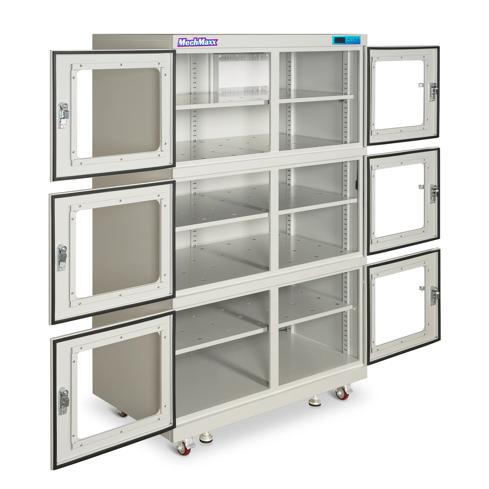 20-60% RH Electronic Dry Cabinet 1430L ESD Desiccator Cabinet Low Humidity Storage,  White,  EDC1430AW-6 - Image 11