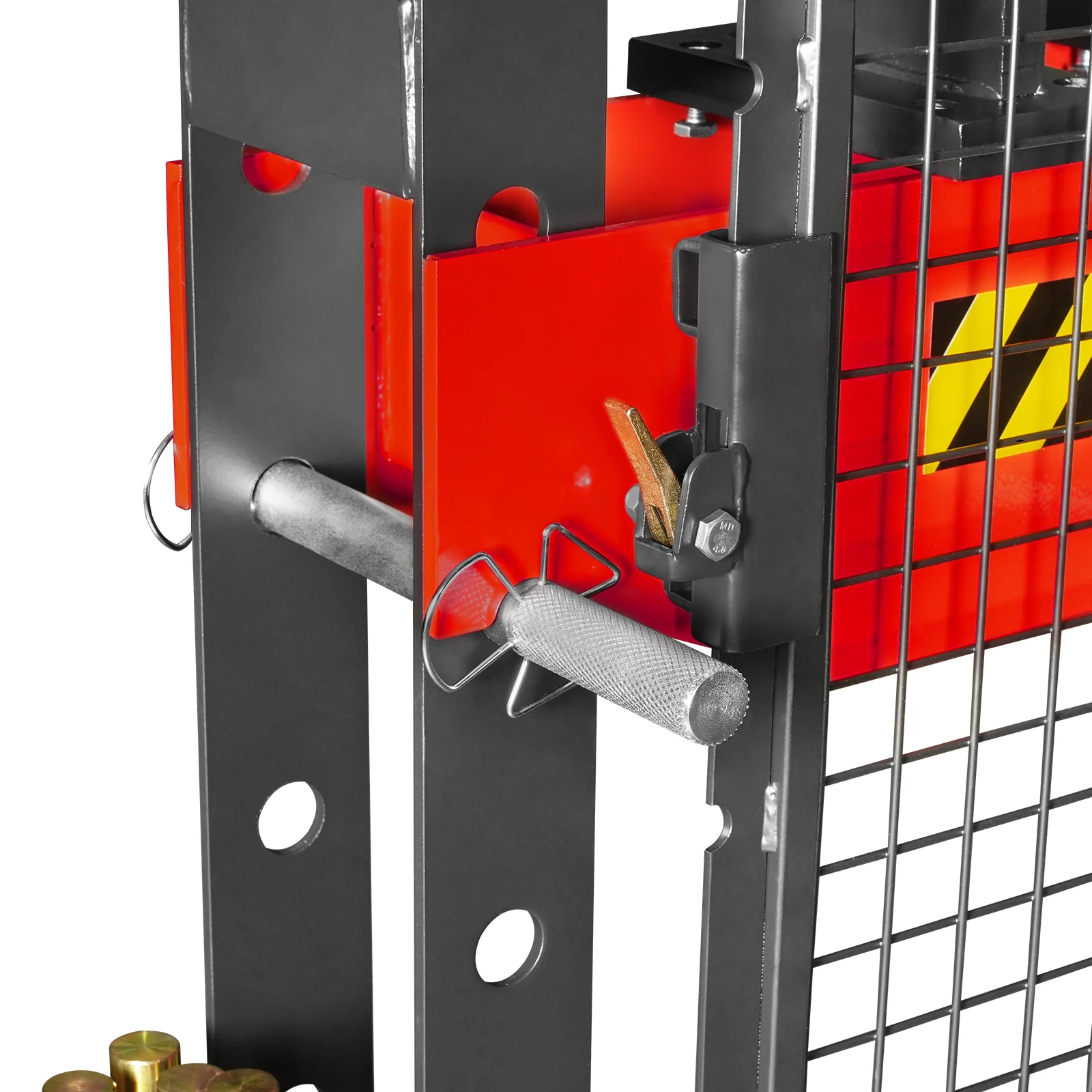 20 Ton H-Frame Air/Hydraulic Shop Press with Press Pin Kit, Fully Welded Steel Frame, Safety Guard, Foot Pedal Control, HSP20 - Image 15