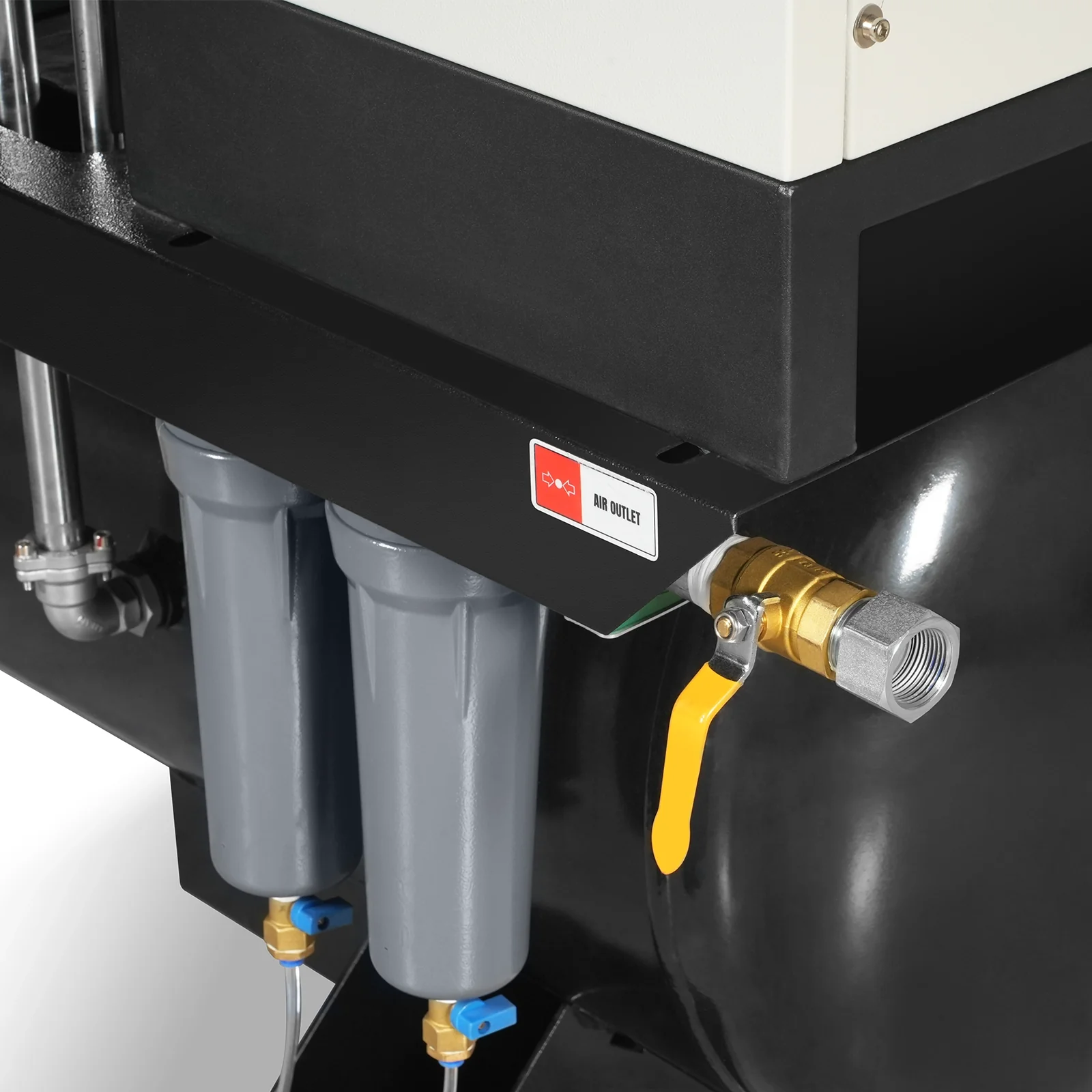 20HP Combined Rotary Screw Air Compressor with Dryer & 105-Gal ASME Tank | 78 CFM, 116 PSI, 460V 3-Phase - Industrial Grade - Image 8
