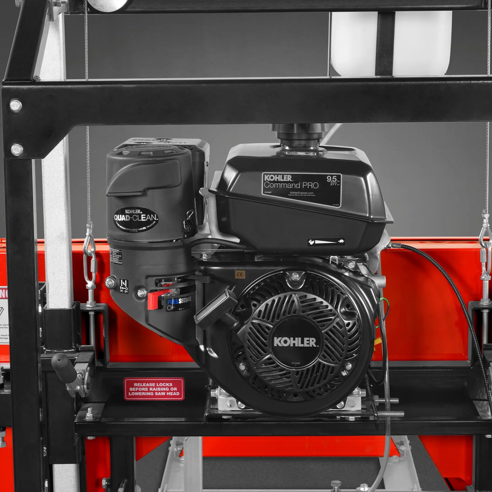 22" Portable Sawmill,  KOHLER 9.5hp 277cc Gasoline Engine,  18" Board Width,  13' Track Length ,  SM-22 - Image 3