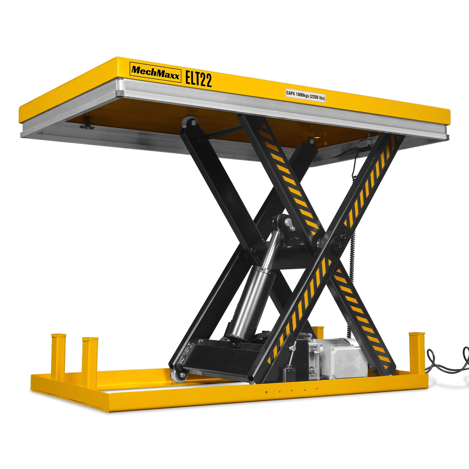 2200lb Capacity Stationary Electric Hydraulic Lift Table ,  51.2" x 32.3" Platform,  39.4" Lift Height , UL Certified Motor,  ELT22 - Image 20