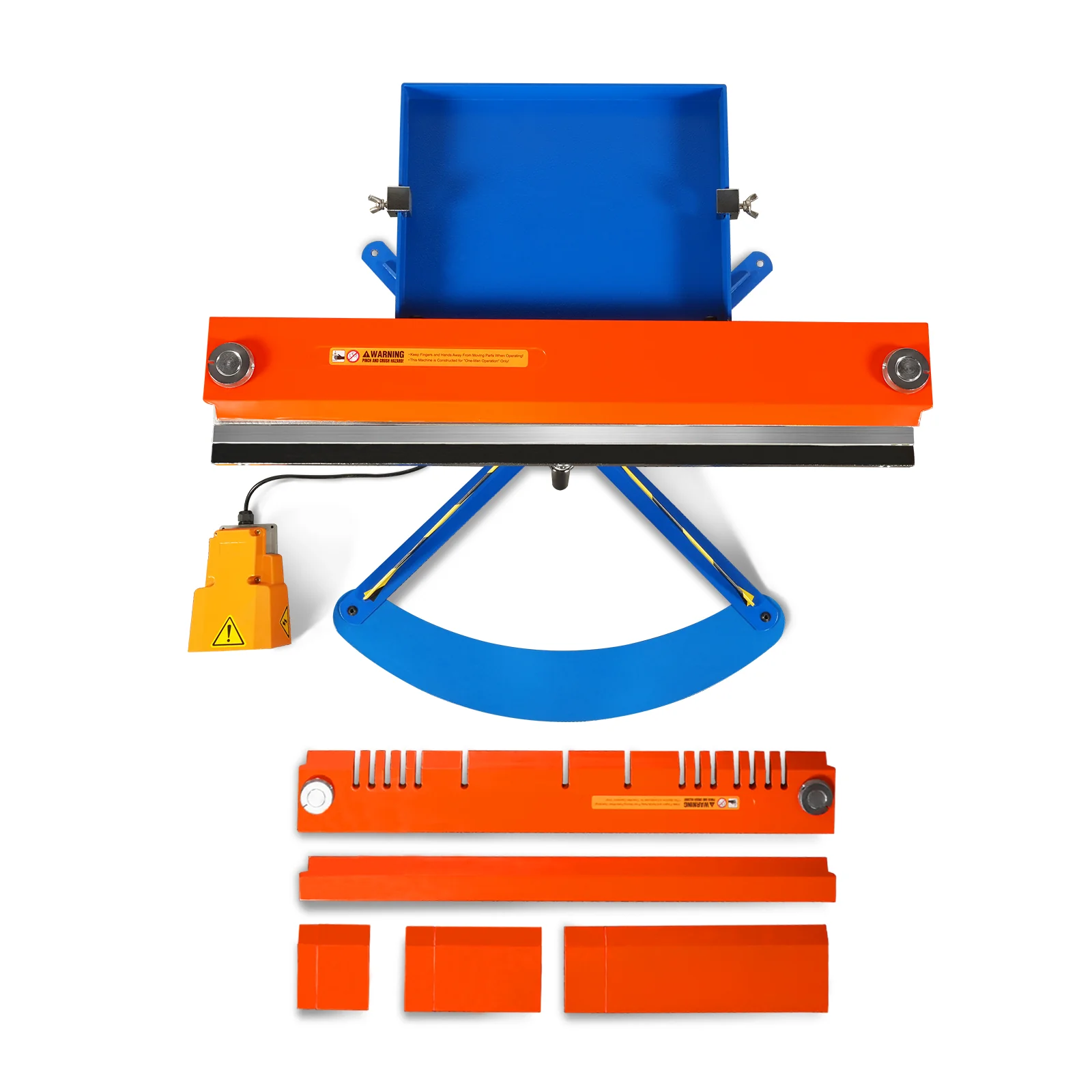 24'' Industrial Magnetic Pan and BOX Heavy Duty Sheet Metal Brake 20 Gauge Capacity Shear Press Brake, MSMB650E - Image 16