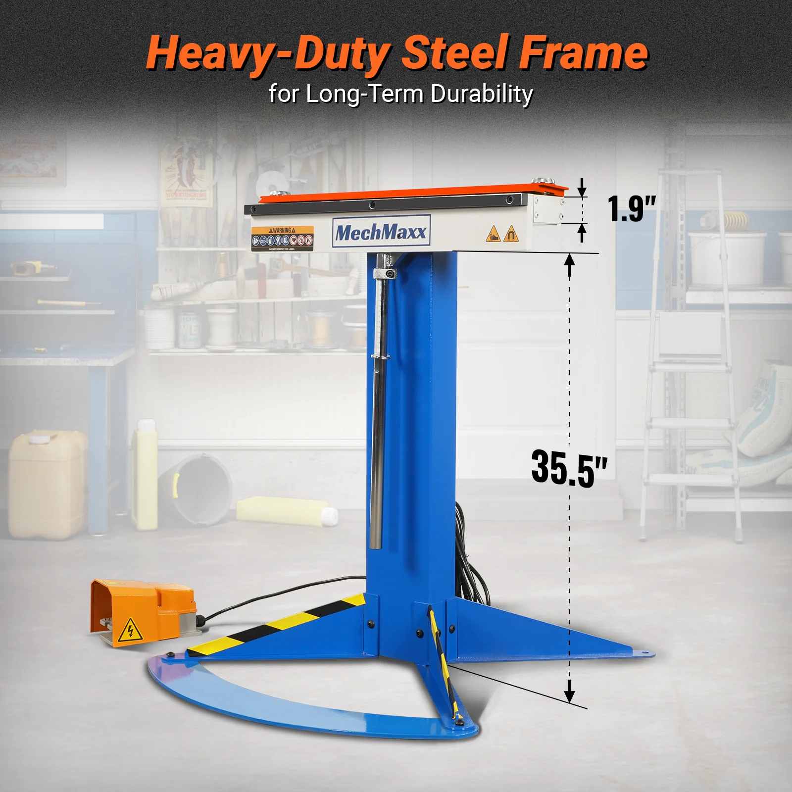 24'' Industrial Magnetic Pan and BOX Heavy Duty Sheet Metal Brake 20 Gauge Capacity Shear Press Brake, MSMB650E - Image 7