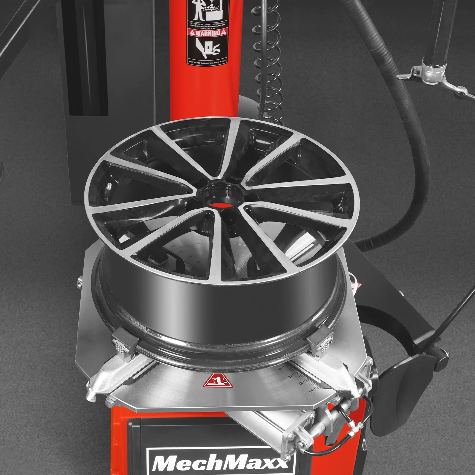 24" Rim Assist Arm Tire Changer Swing Arm Wheel Changer with Bead Blaster,  TC9661 - Image 5