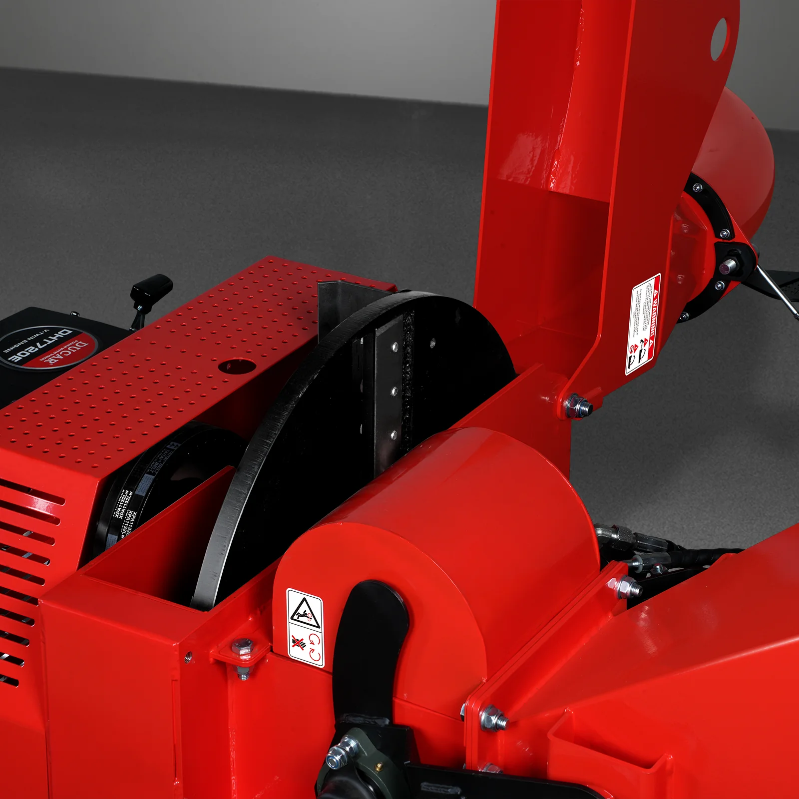 25hp 750cc Twin Cylinder ZONSEN Petrol Engine 7" Hydraulic Feeding Wood Chipper,  DCH7 - Image 15