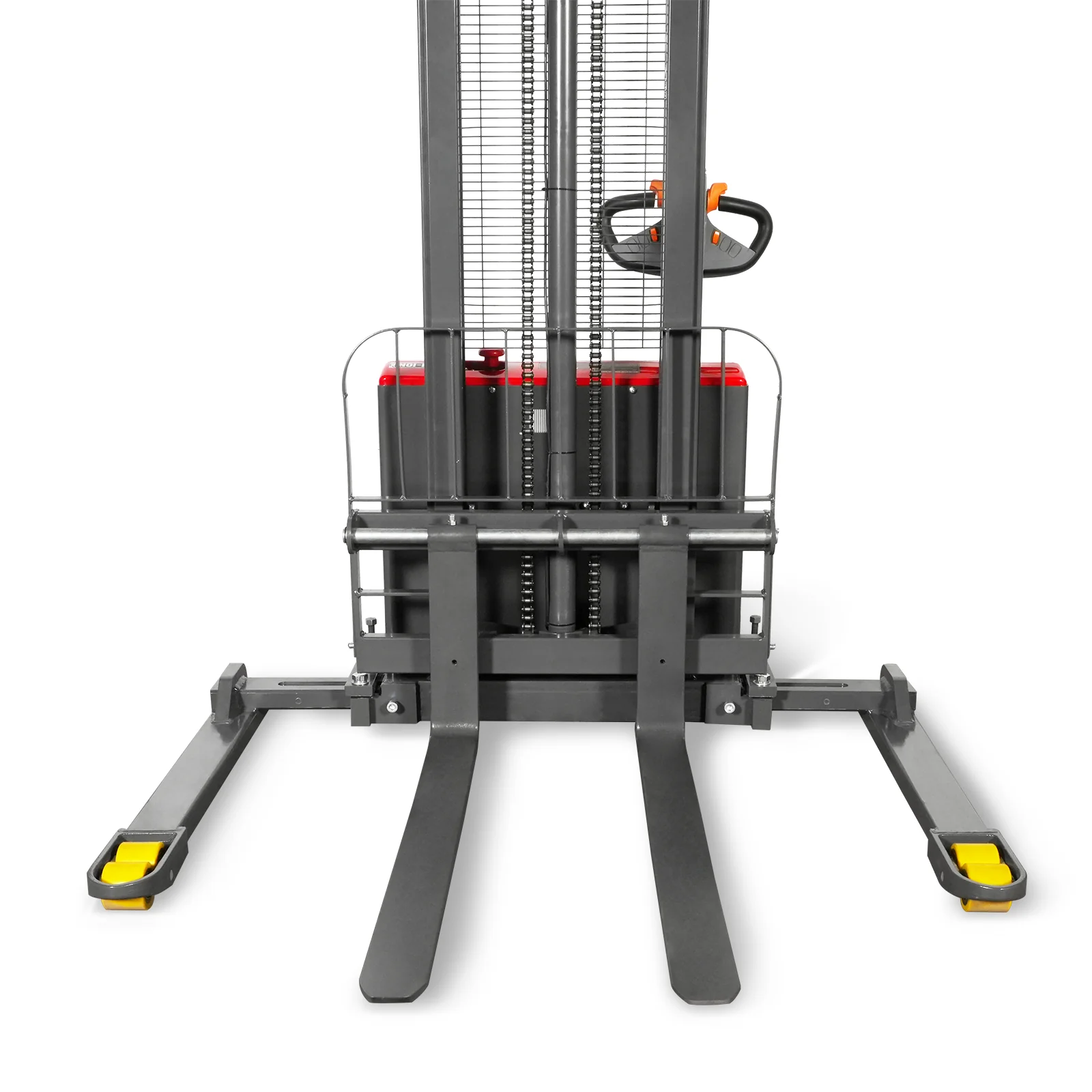 2640lbs Electric Straddle Stacker,  118" Lift,  Adjustable Legs & Forks,  F26-118SLA - Image 10