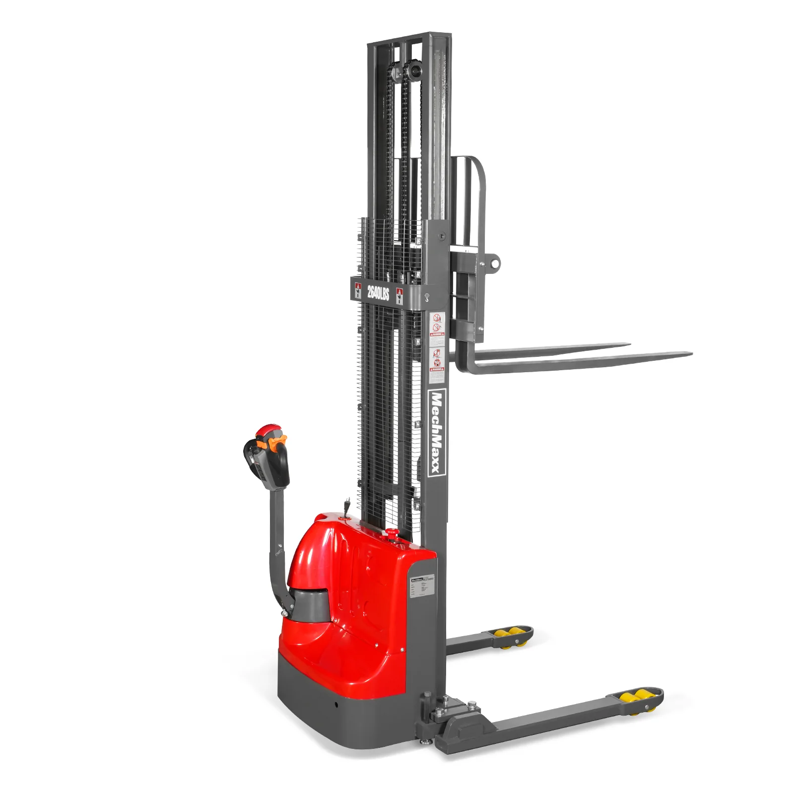 2640lbs Electric Straddle Stacker,  118" Lift,  Adjustable Legs & Forks,  F26-118SLA - Image 28