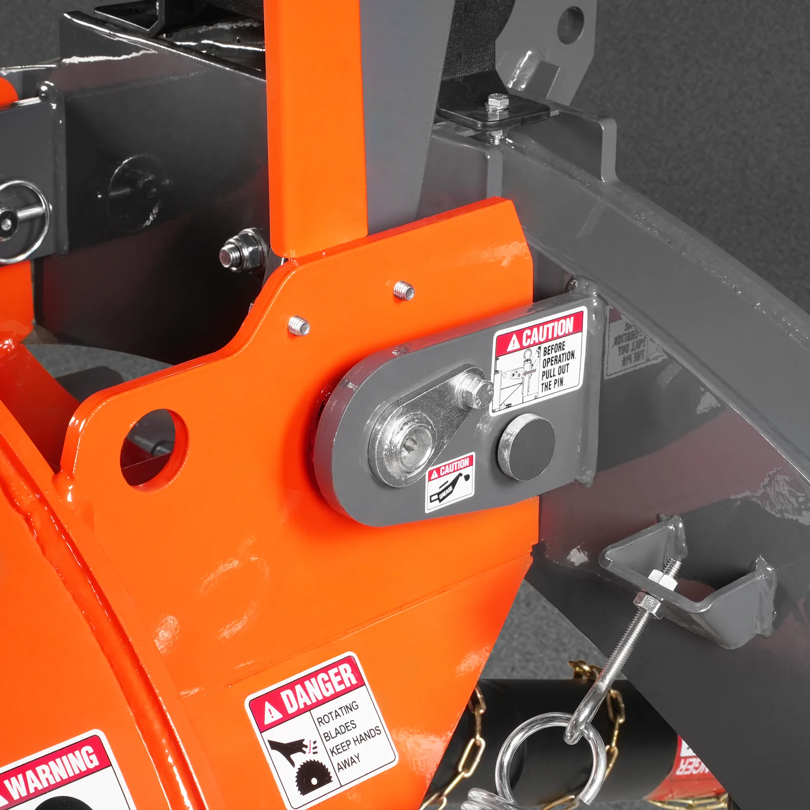 3-Point PTO Stump Grinder with 34 Carbide Teeth (PTO Shaft Included with Slip Clutch),  for 15-45HP Tractor,  SG24PRO - Image 7