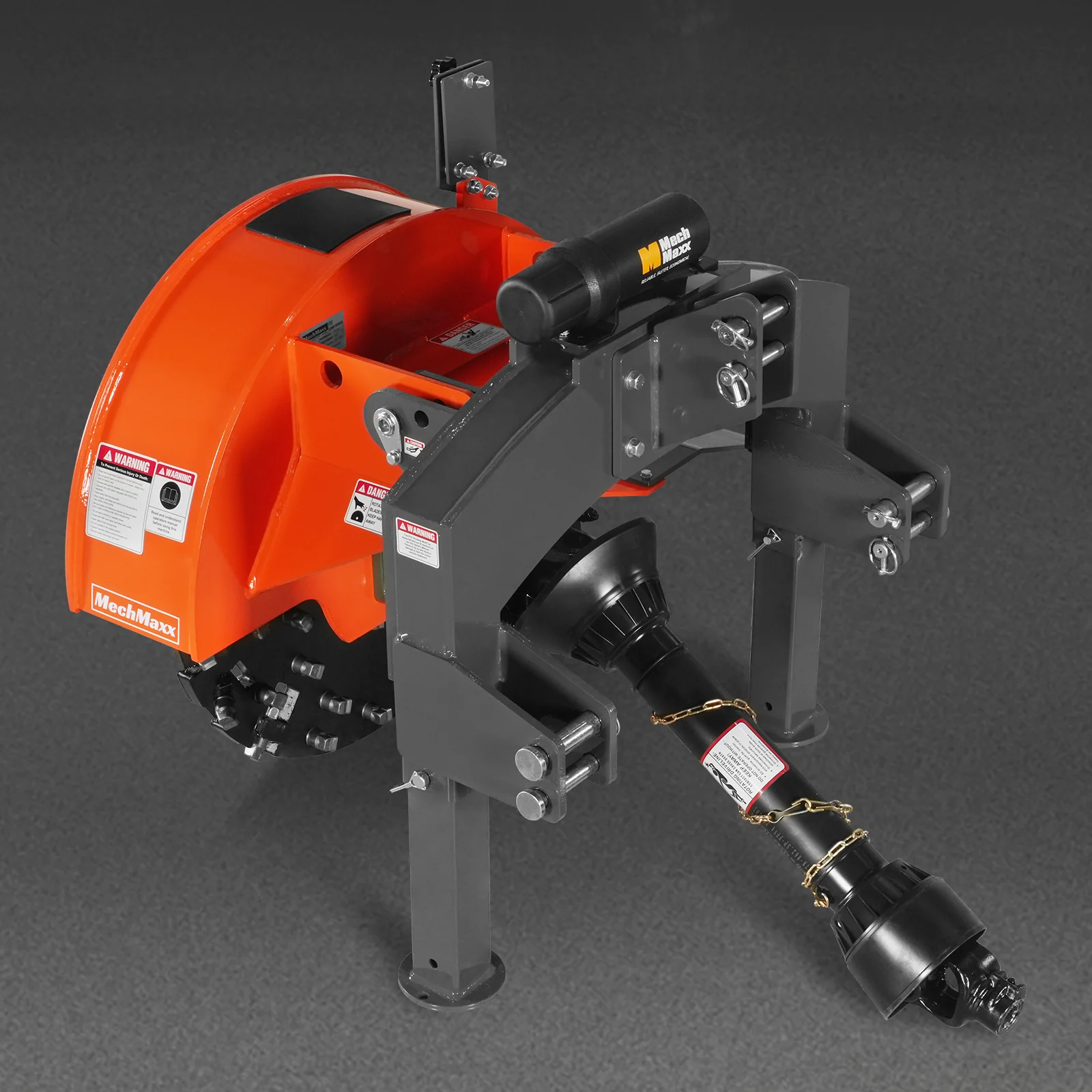 3-Point PTO Stump Grinder with 44 Carbide Teeth (PTO Shaft Included with Slip Clutch),  for 35-80HP Tractor,  SG28 - Image 9