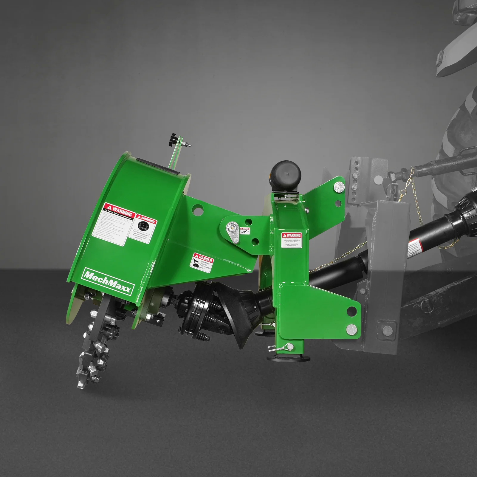 3-Point PTO Stump Grinder with 44 Carbide Teeth (PTO Shaft Included with Slip Clutch),  for 35-80HP Tractor,  SG28 - Image 24